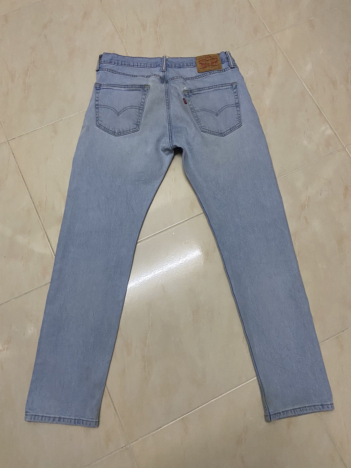 Levi's Vintage 507 Levis Jeans Denim white blue W33 Size US 33 - 5 Thumbnail