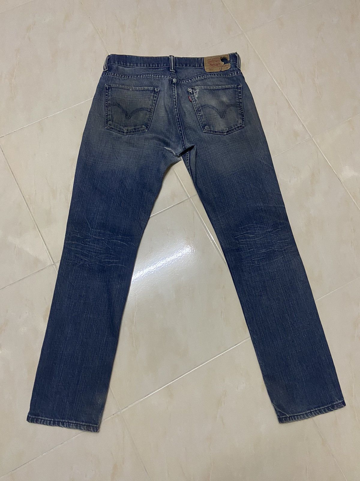 Levi's Vintage 511 Levis Jeans Denim fit W35 dark blue Size US 35 - 6 Thumbnail