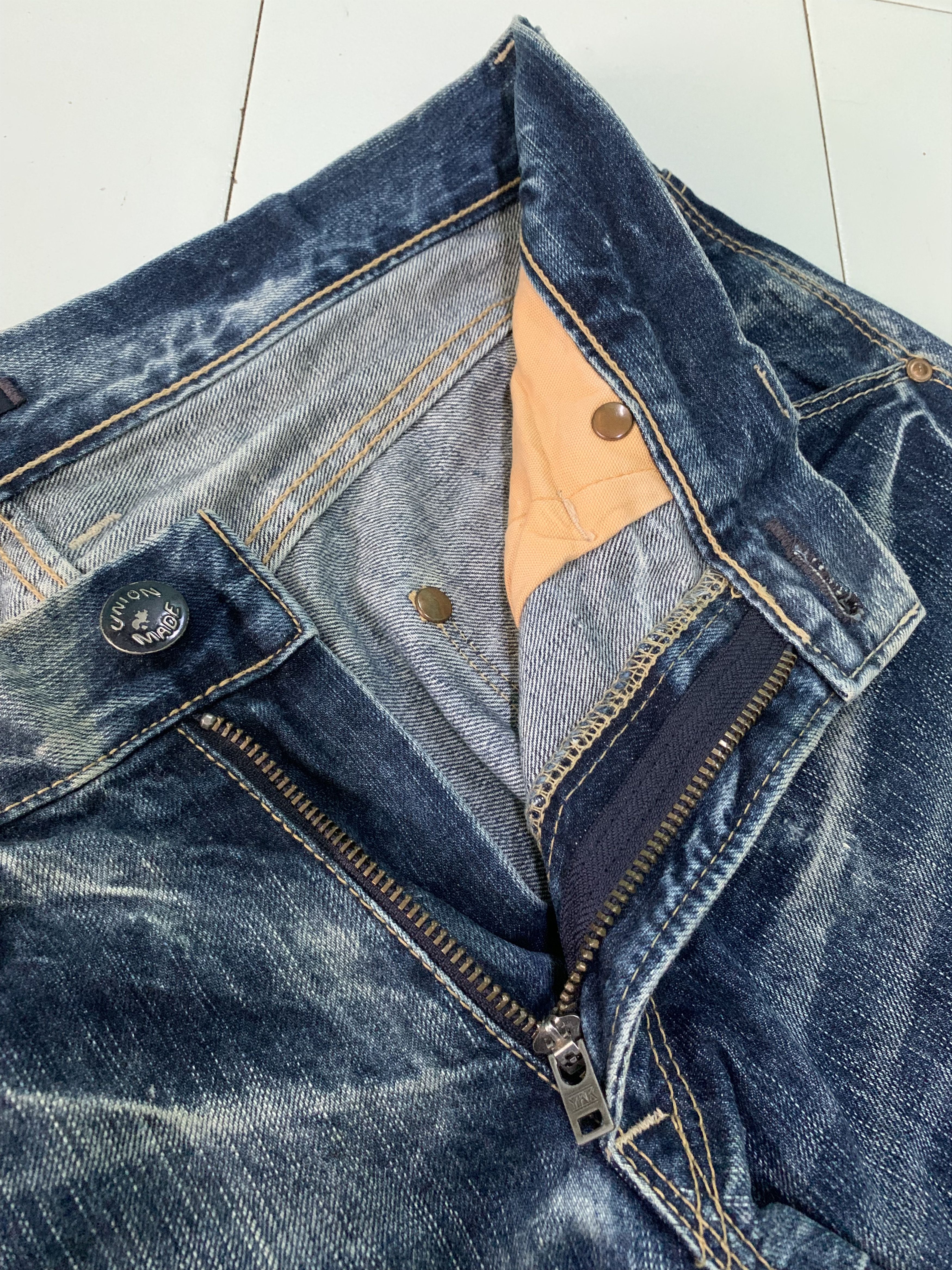 Japanese Brand Vintage Blue Way Denim Cargo Pants Distressed Size US 35 - 14 Thumbnail