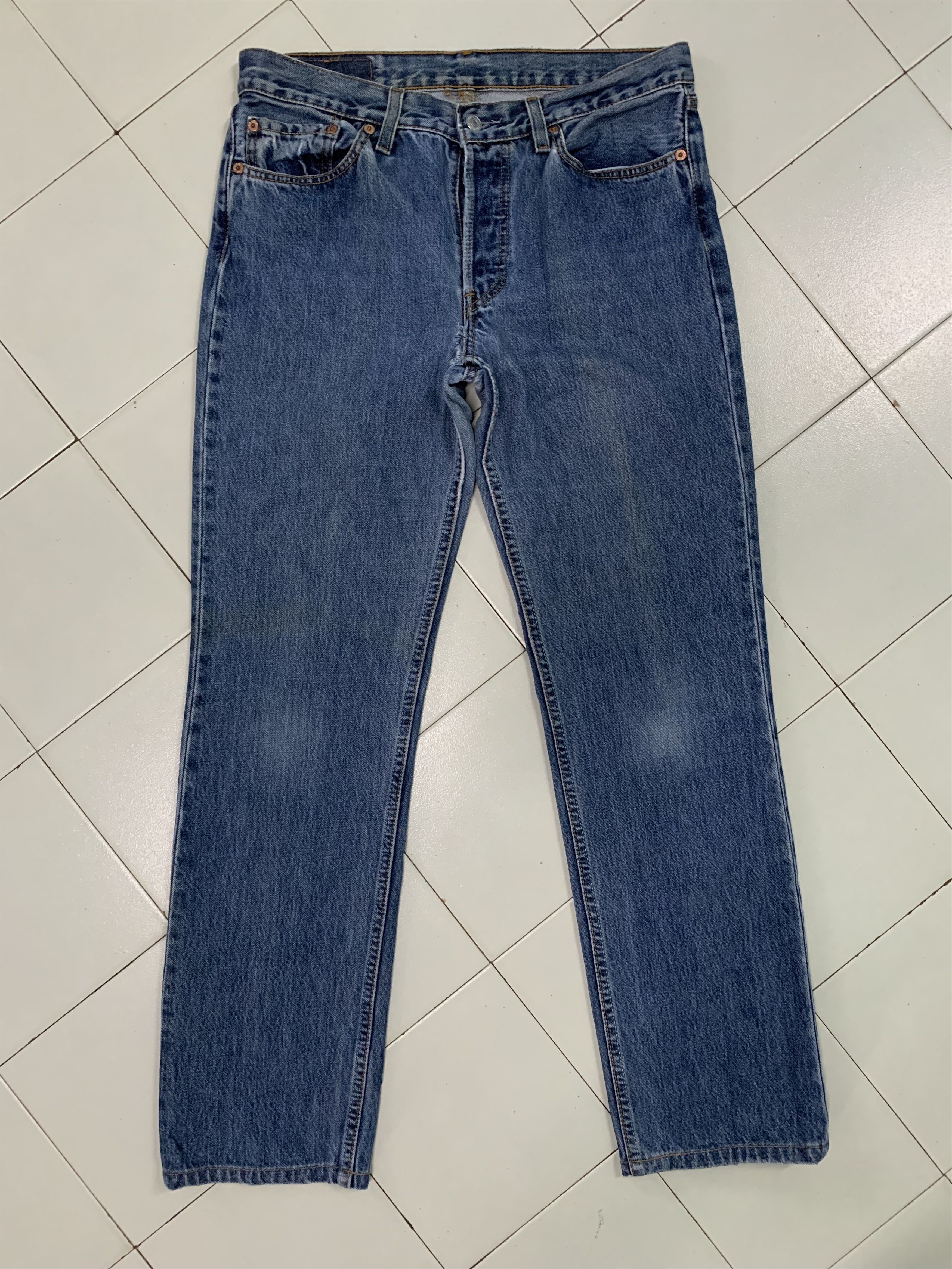 Levi's Vintage Levis 501 Pants Blue Denim Size US 31 - 1 Thumbnail