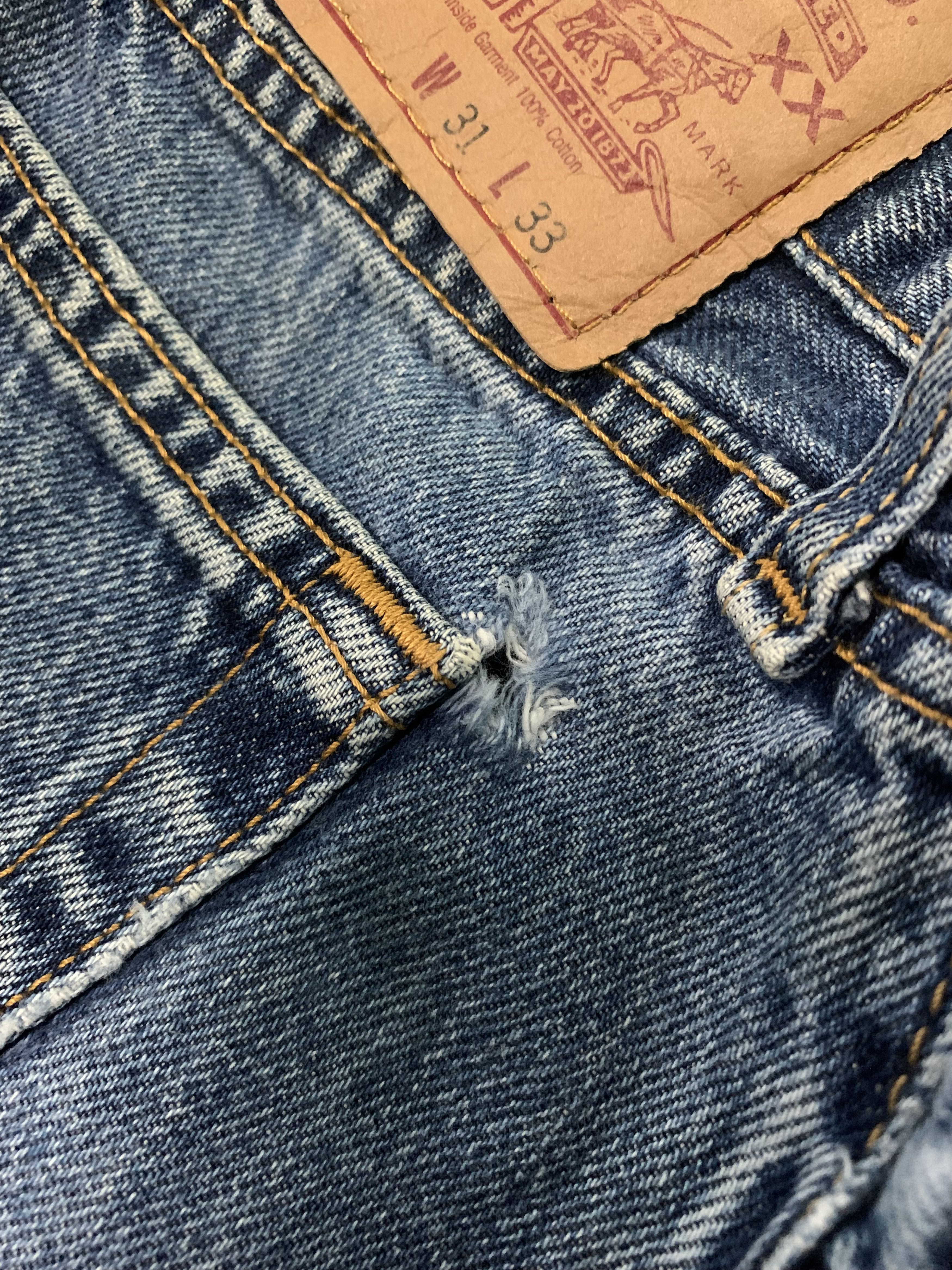 Levi's Vintage Levis 501 Pants Blue Denim Size US 31 - 15 Thumbnail