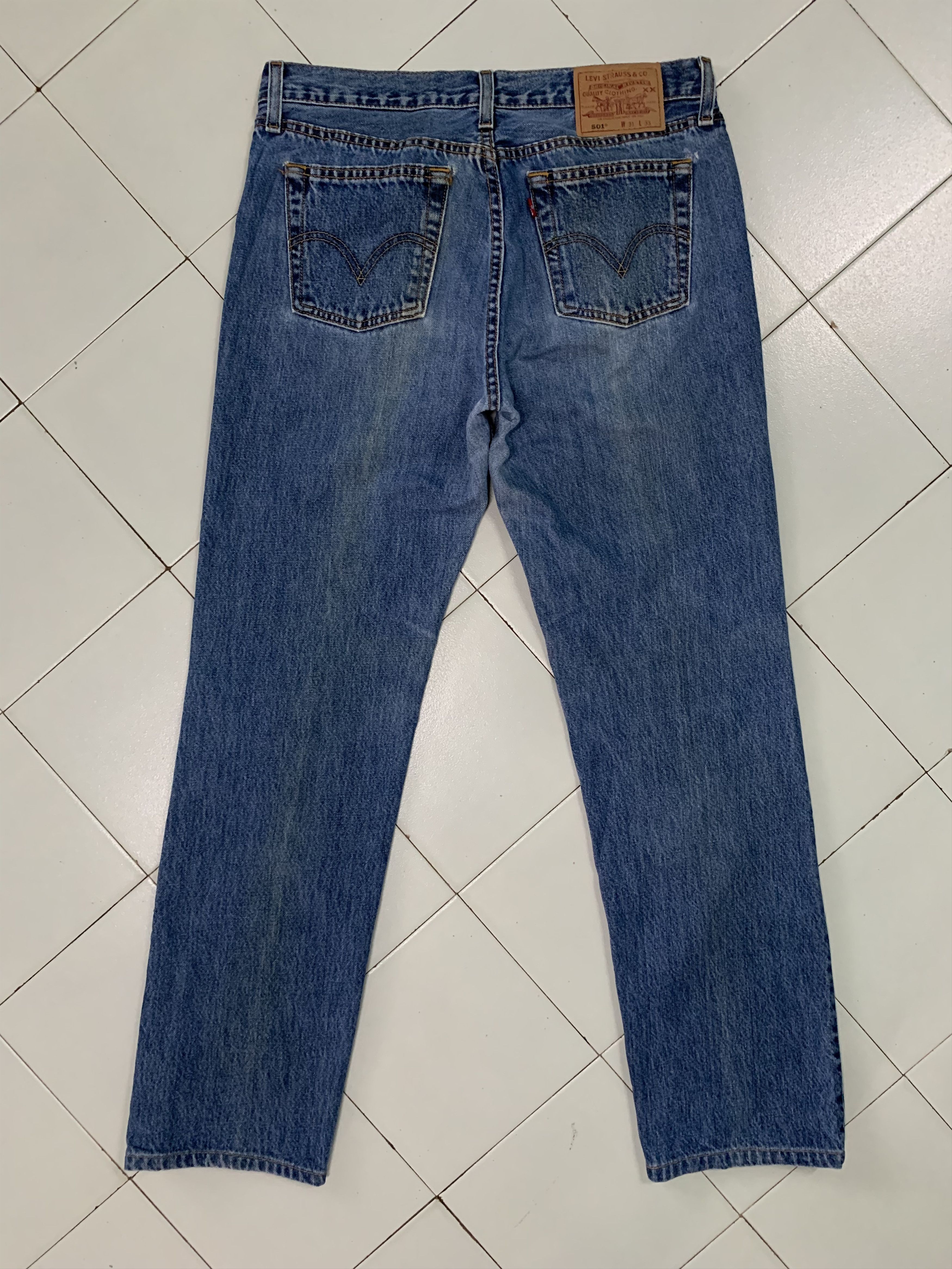 Levi's Vintage Levis 501 Pants Blue Denim Size US 31 - 2 Thumbnail