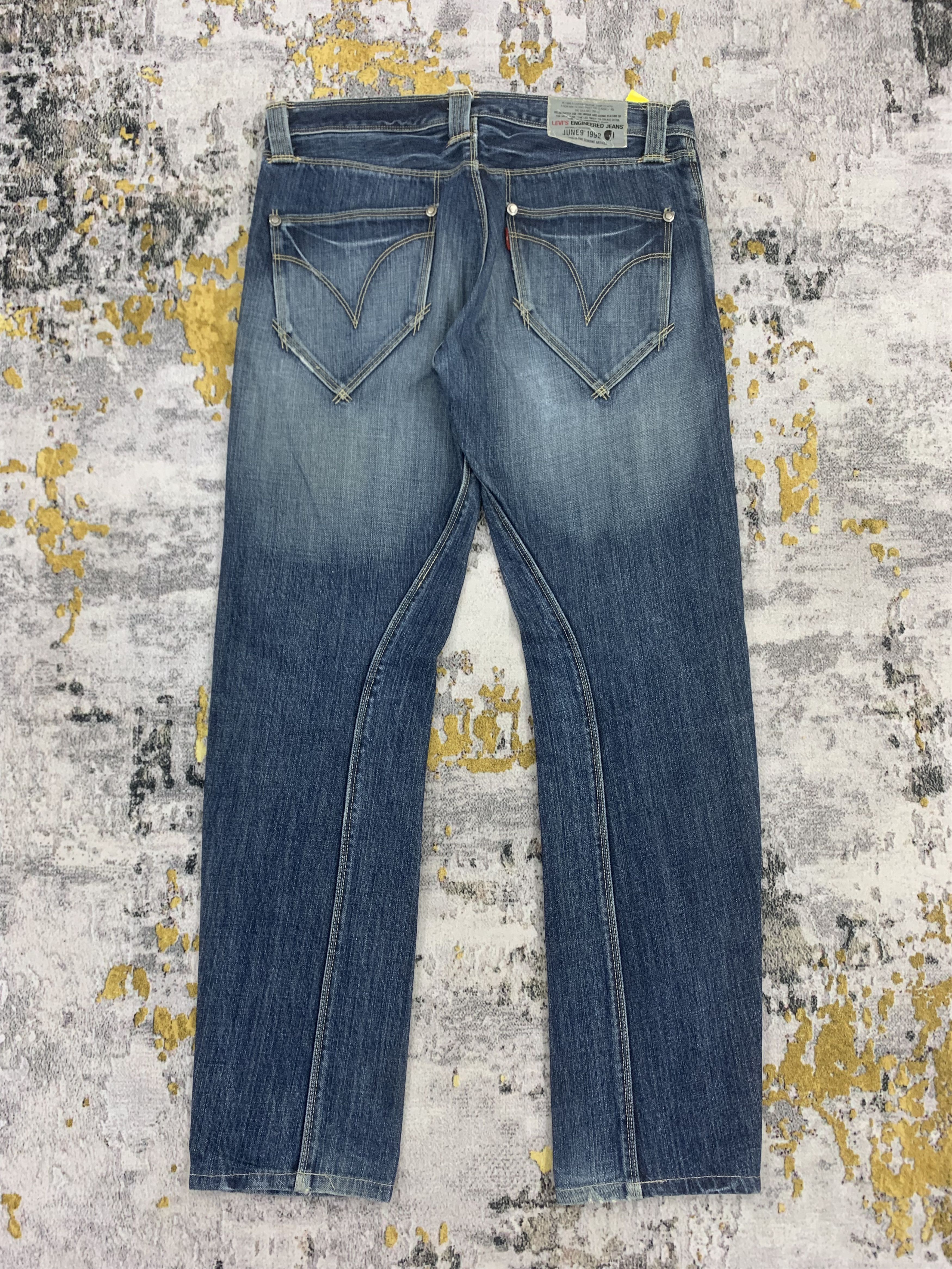 Levi's × Levi's Vintage Clothing Vintage Levis Engineered Jeans Blue Wash Mid Rise Regular Size US 30 / EU 46 - 5 Thumbnail