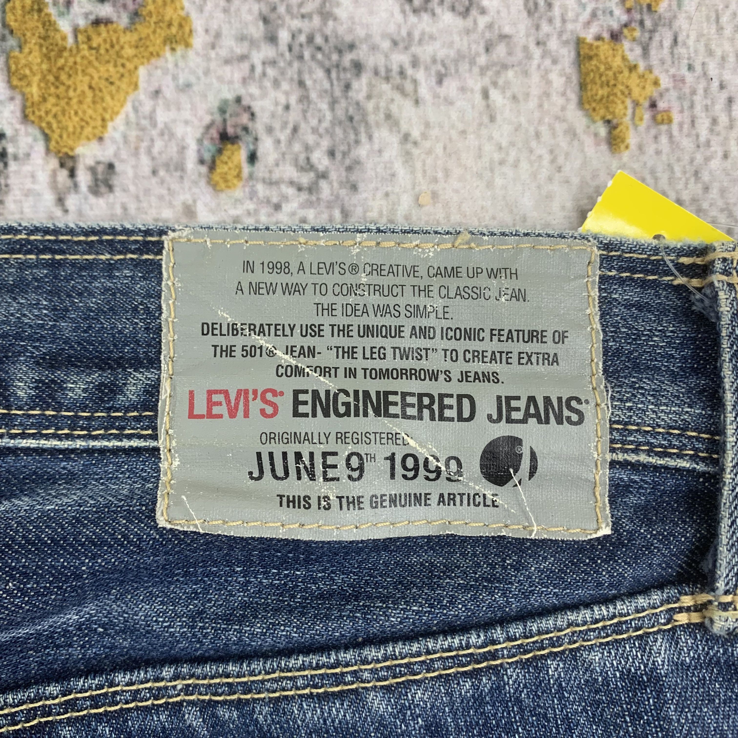 Levi's × Levi's Vintage Clothing Vintage Levis Engineered Jeans Blue Wash Mid Rise Regular Size US 30 / EU 46 - 7 Thumbnail