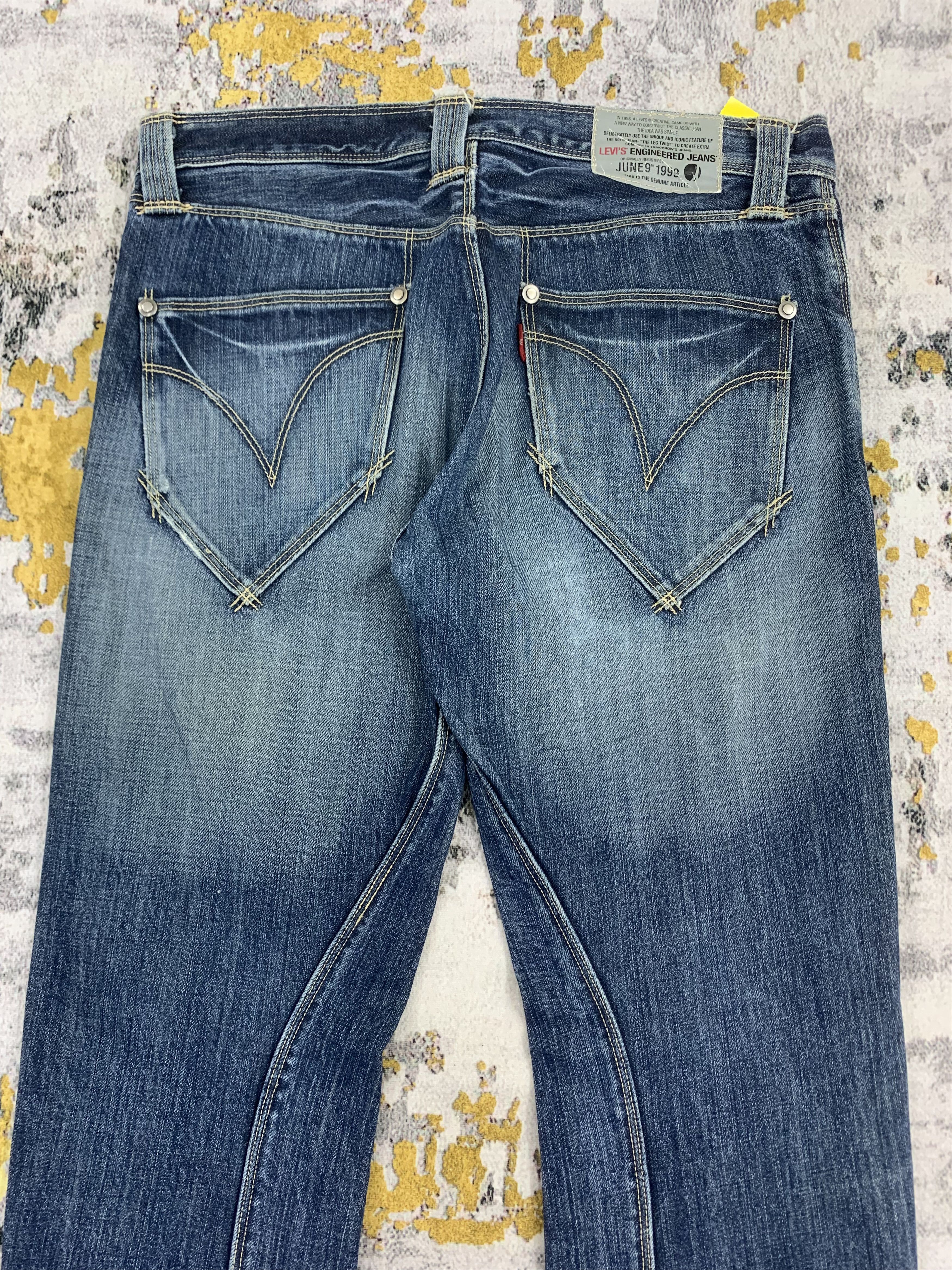 Levi's × Levi's Vintage Clothing Vintage Levis Engineered Jeans Blue Wash Mid Rise Regular Size US 30 / EU 46 - 6 Thumbnail