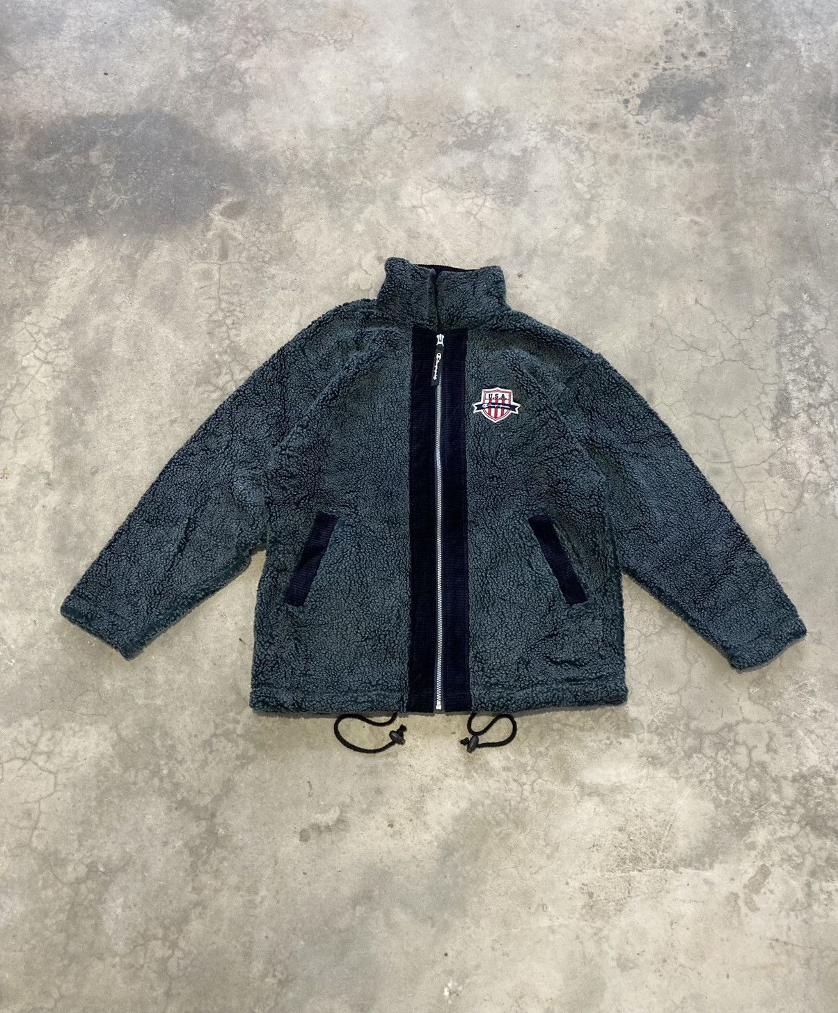 Champion Fleece Deep Pile Sherpa Zipper Sweater