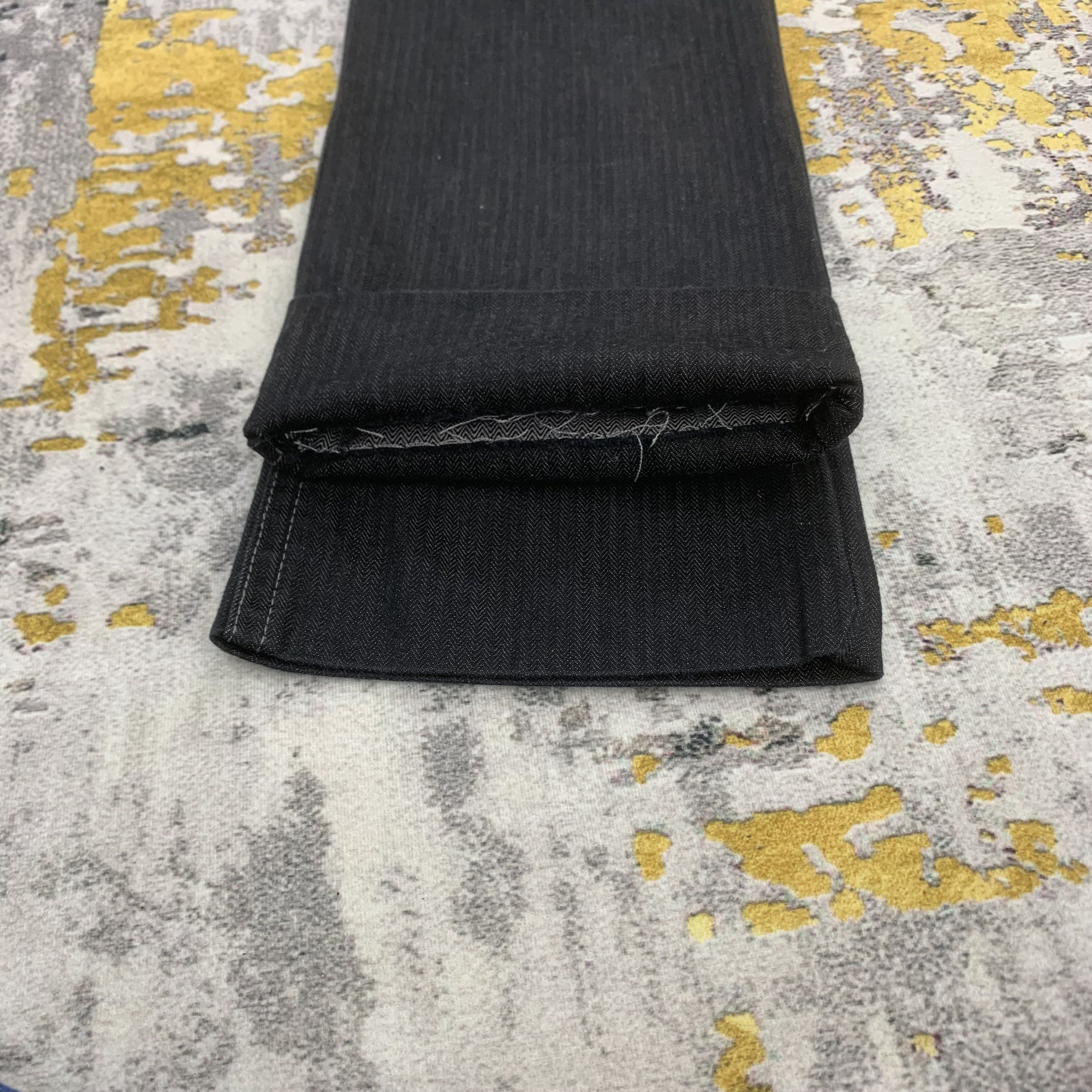 Japanese Brand Semantic Design Black Denim Low Waist Jeans Size 34" / US 12 / IT 48 - 9 Thumbnail