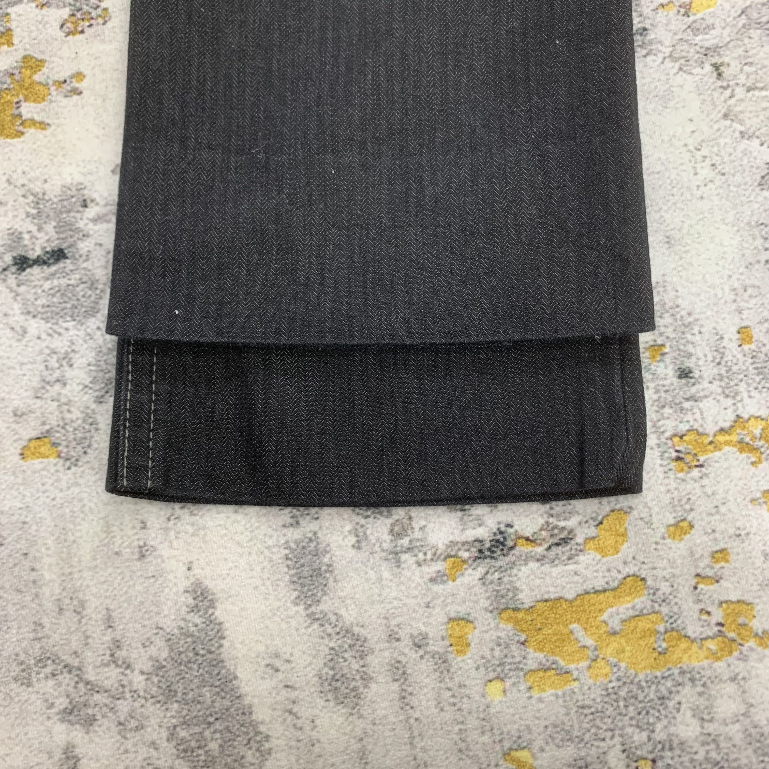 Japanese Brand Semantic Design Black Denim Low Waist Jeans Size 34" / US 12 / IT 48 - 8 Thumbnail