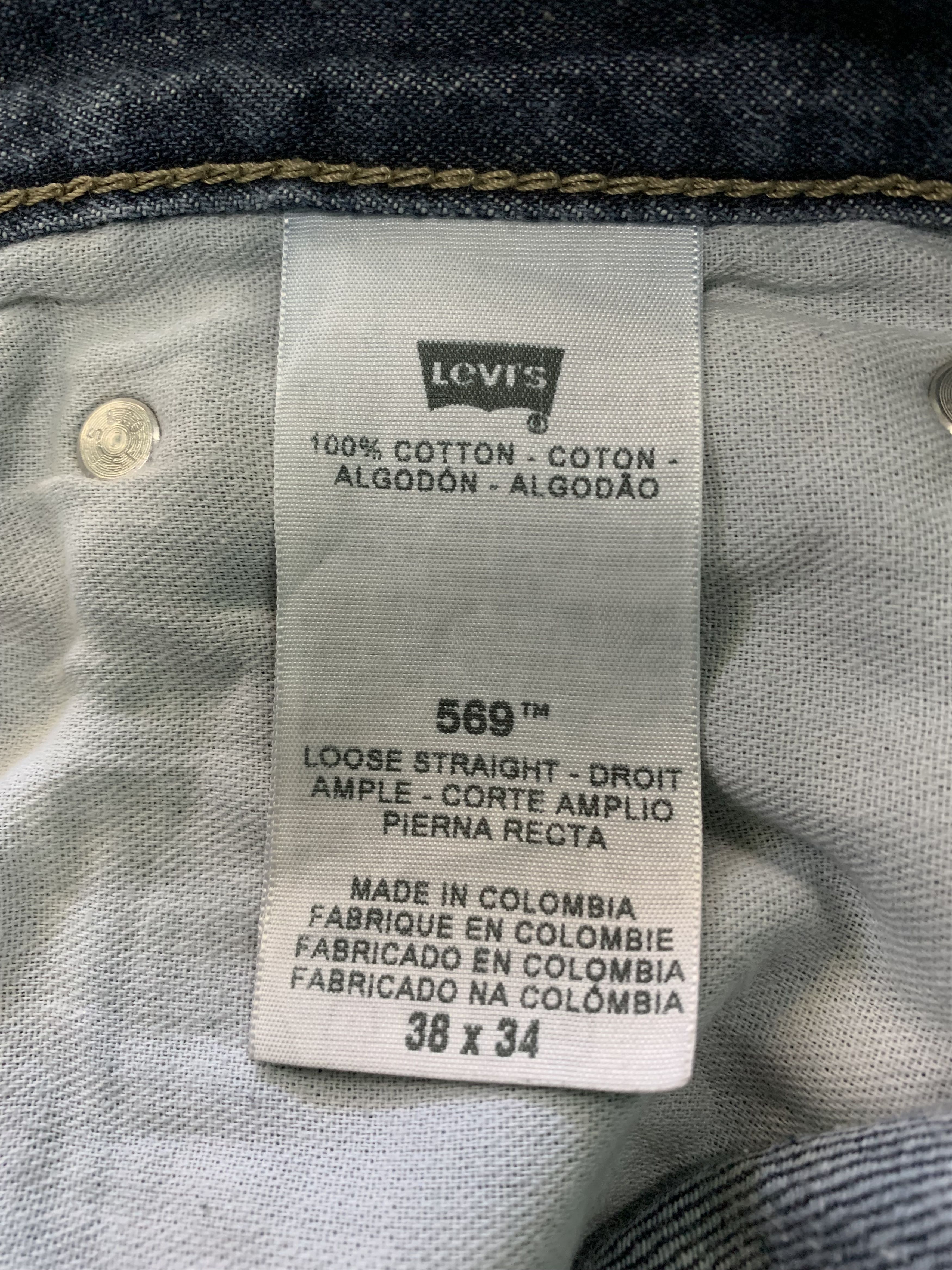 Levi's Vintage Levis Jeans Blue Denim Levis 569 Size US 40 / EU 56 - 11 Thumbnail