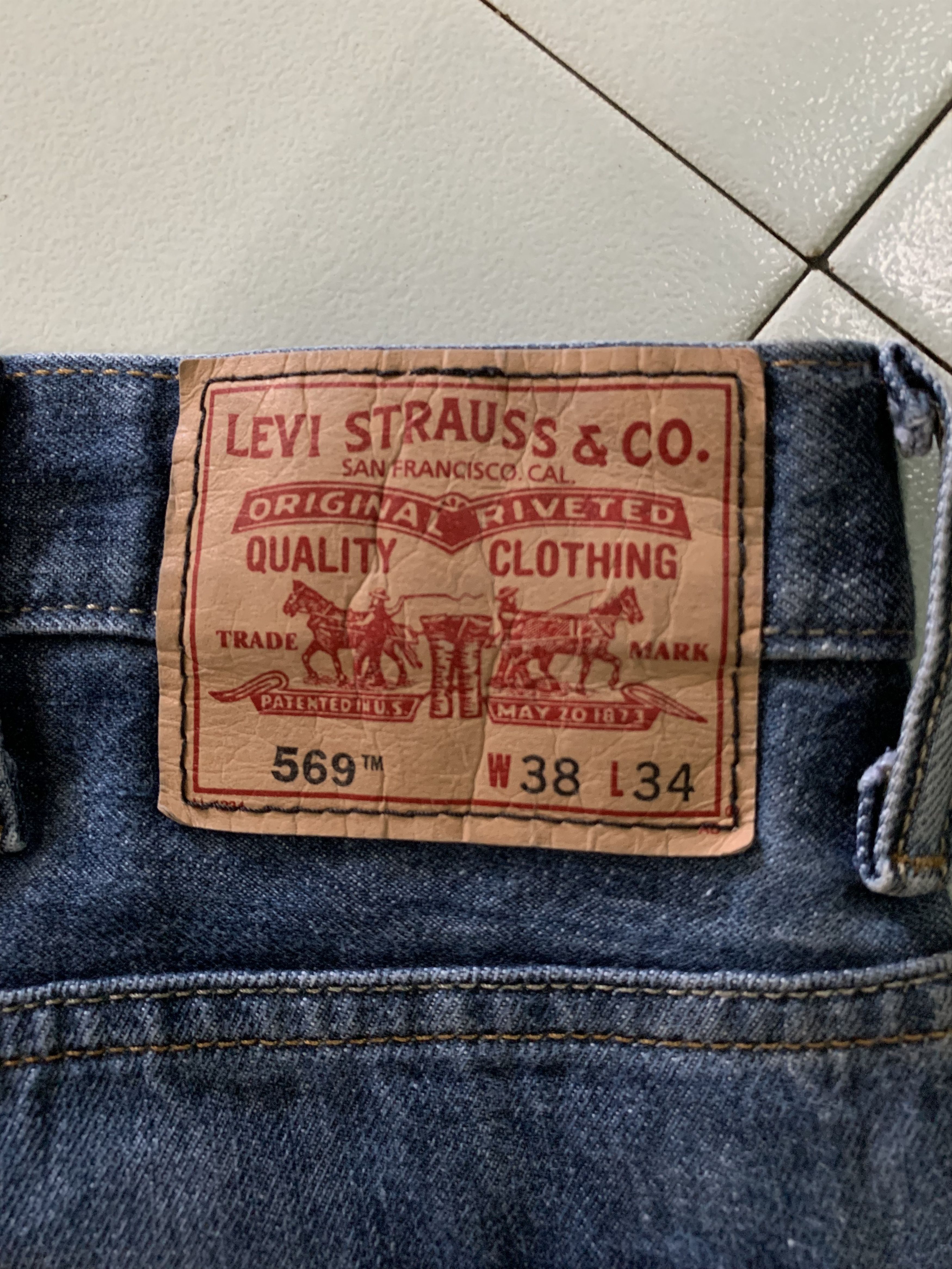 Levi's Vintage Levis Jeans Blue Denim Levis 569 Size US 40 / EU 56 - 10 Thumbnail