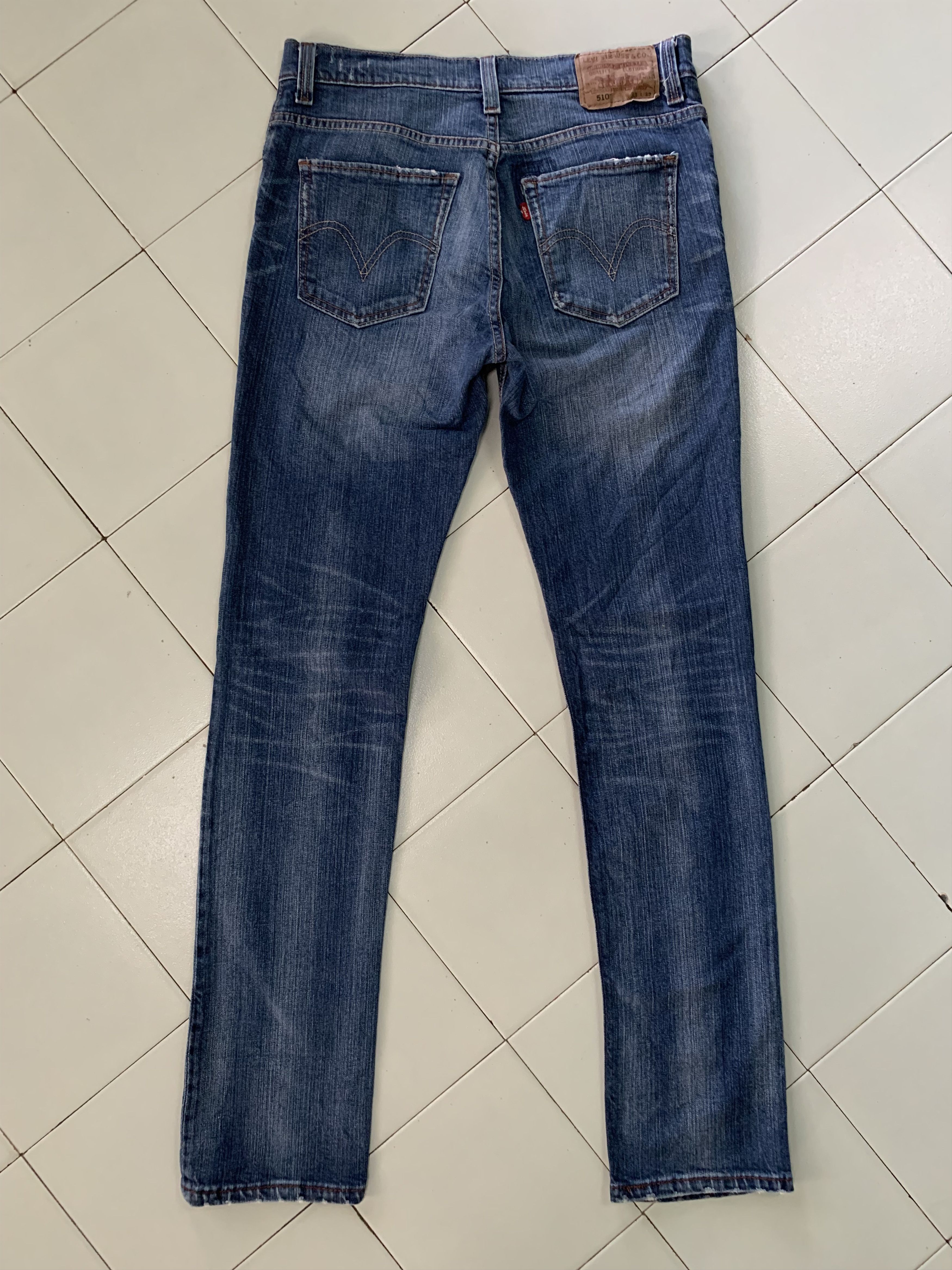 Levi's Vintage Levis Jeans Blue Denim Skinny Levis 510 Size US 32 / EU 48 - 2 Thumbnail