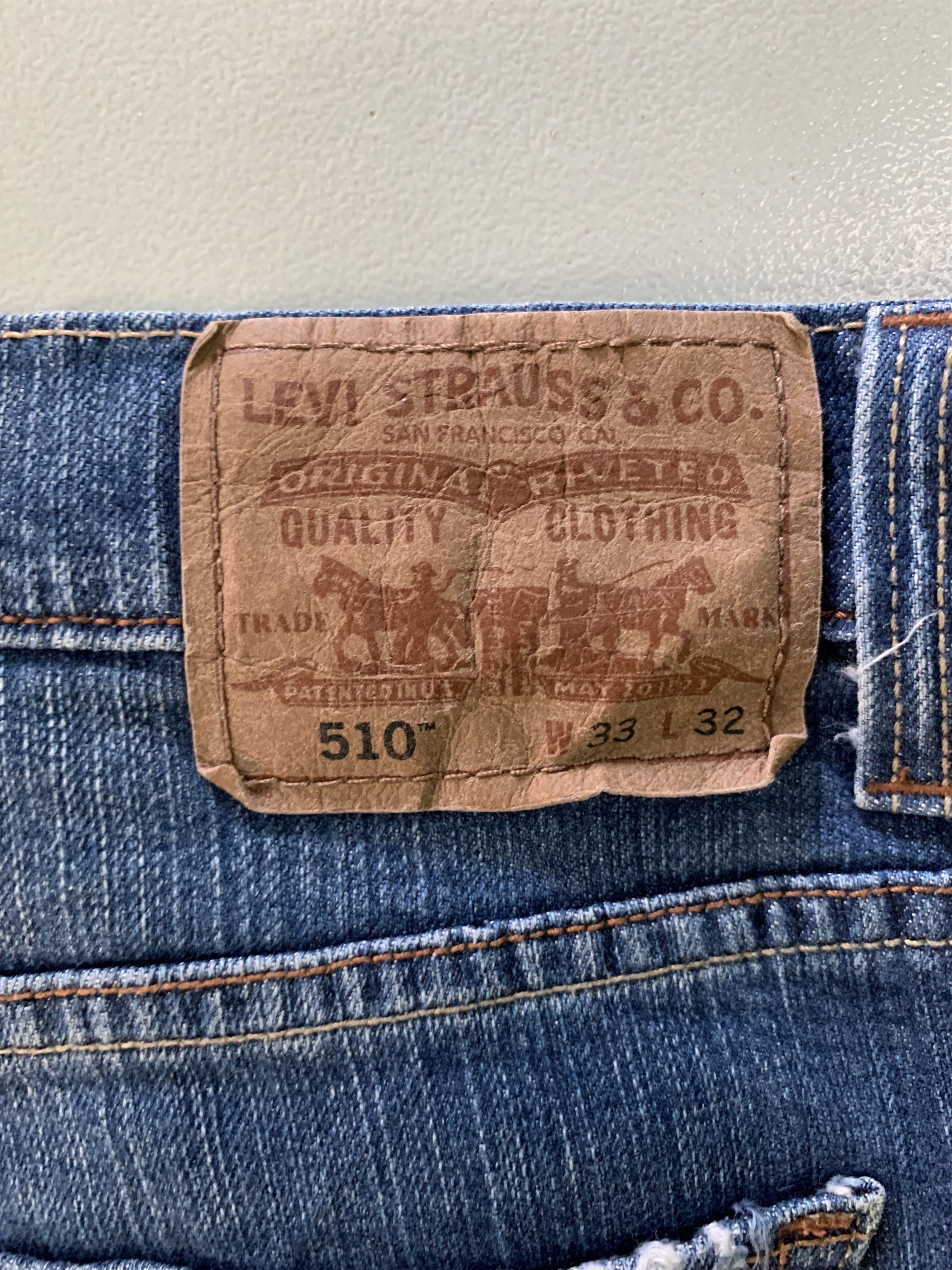 Levi's Vintage Levis Jeans Blue Denim Skinny Levis 510 Size US 32 / EU 48 - 10 Thumbnail
