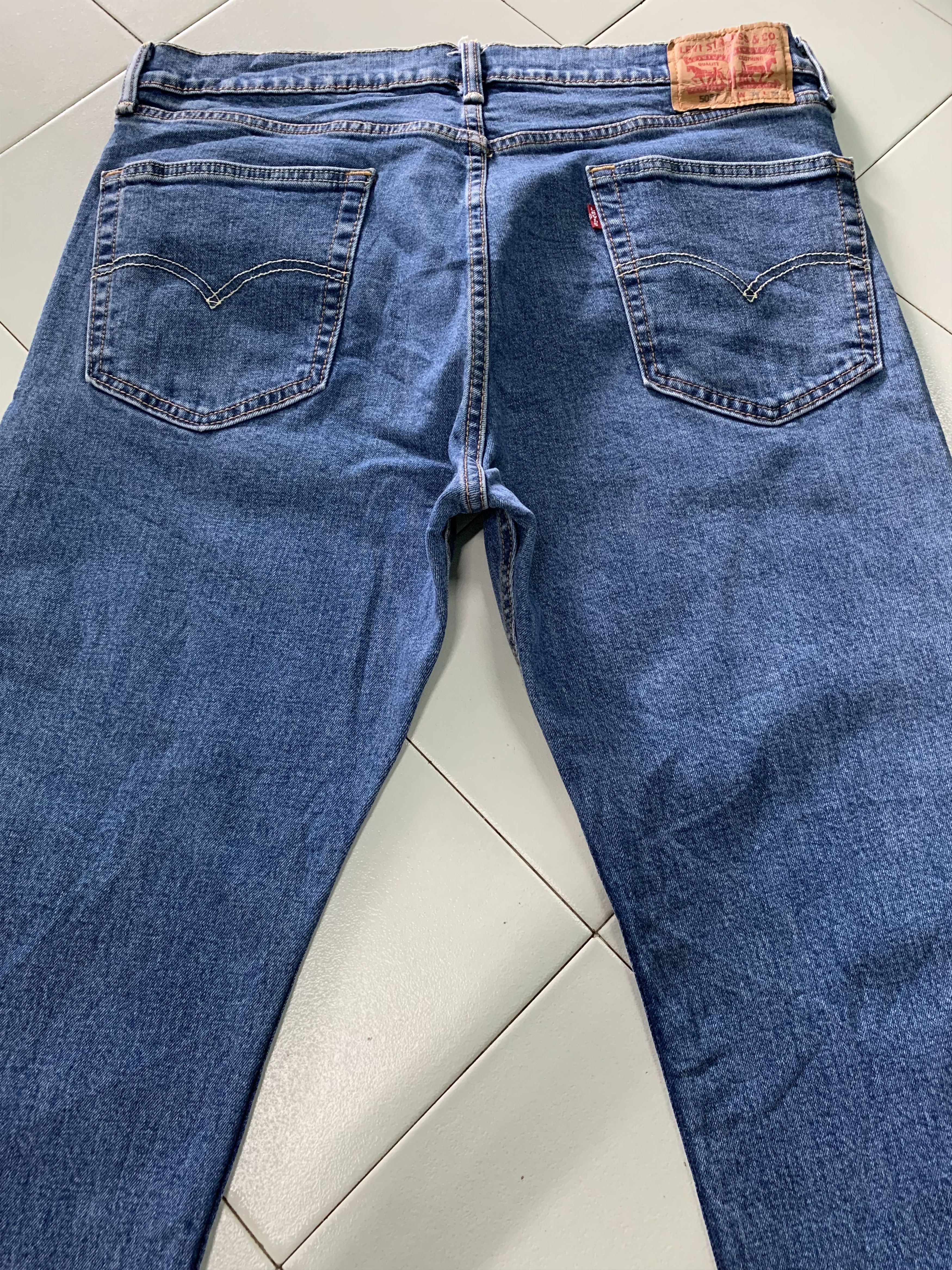 Levi's Vintage Levis Jeans Blue Denim Levis 505 Size US 36 / EU 52 - 4 Thumbnail