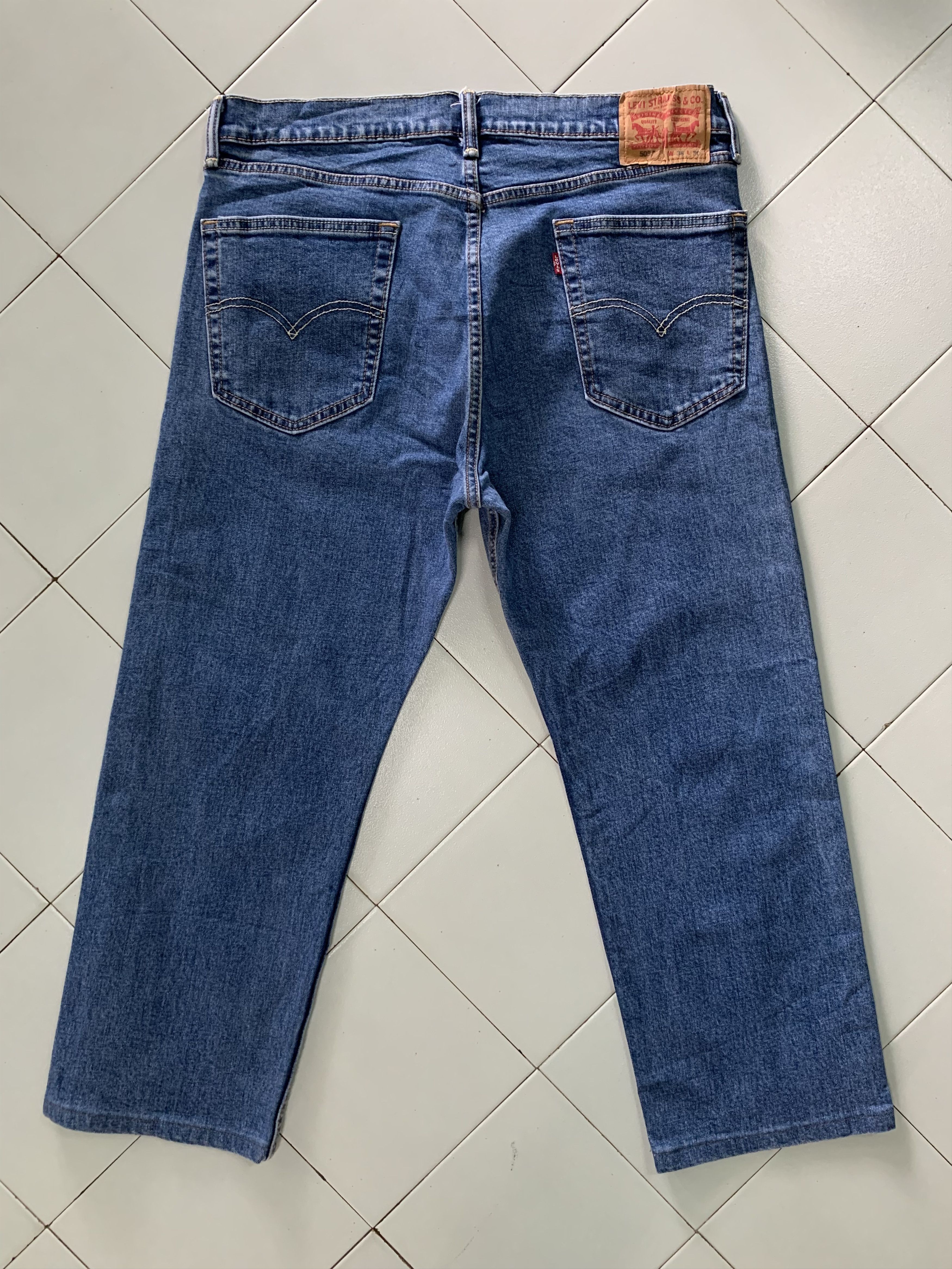 Levi's Vintage Levis Jeans Blue Denim Levis 505 Size US 36 / EU 52 - 2 Thumbnail