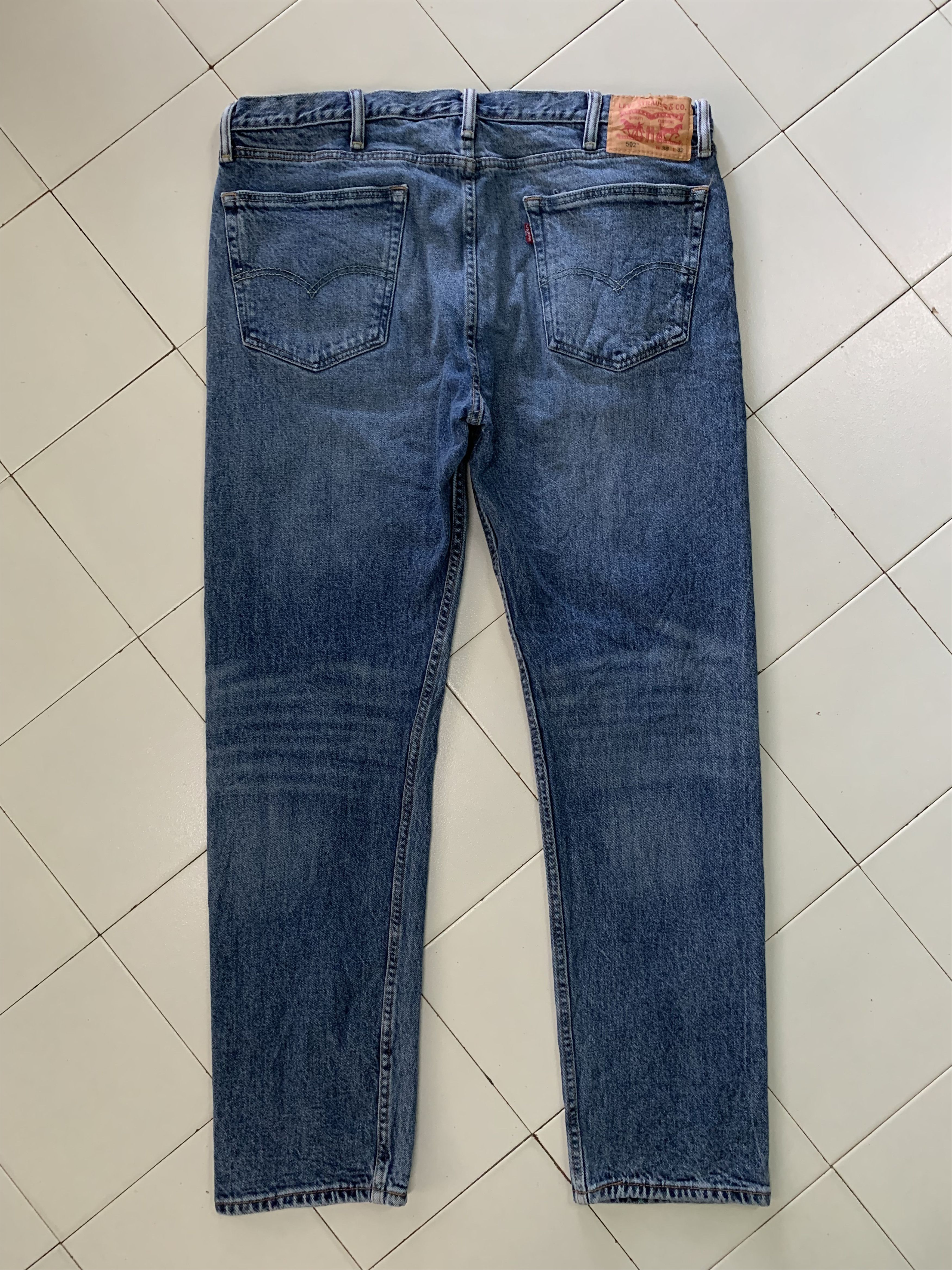 Levi's Vintage Levis Jeans Blue Denim Levis 502 Size US 38 / EU 54 - 2 Thumbnail