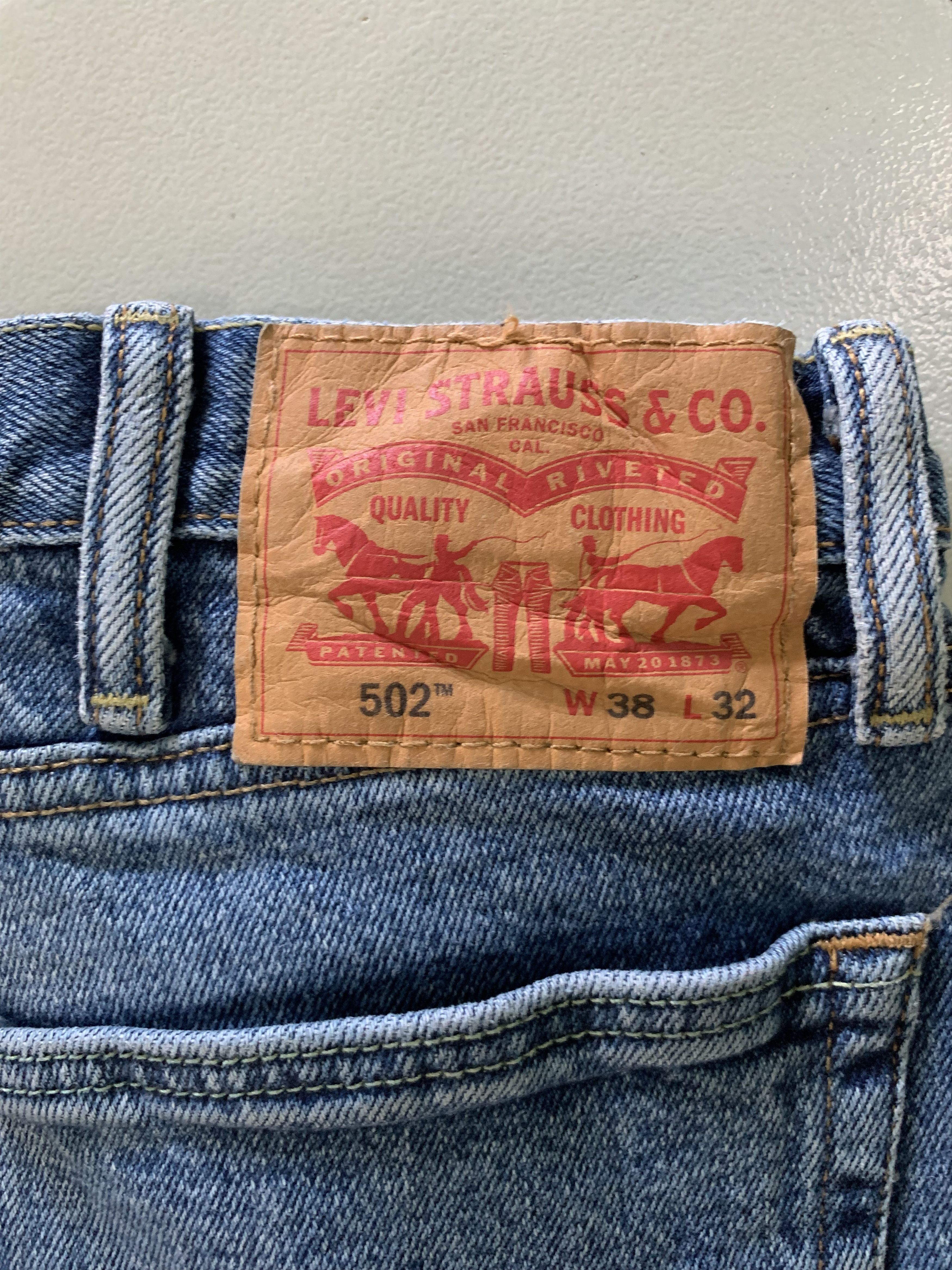 Levi's Vintage Levis Jeans Blue Denim Levis 502 Size US 38 / EU 54 - 11 Thumbnail