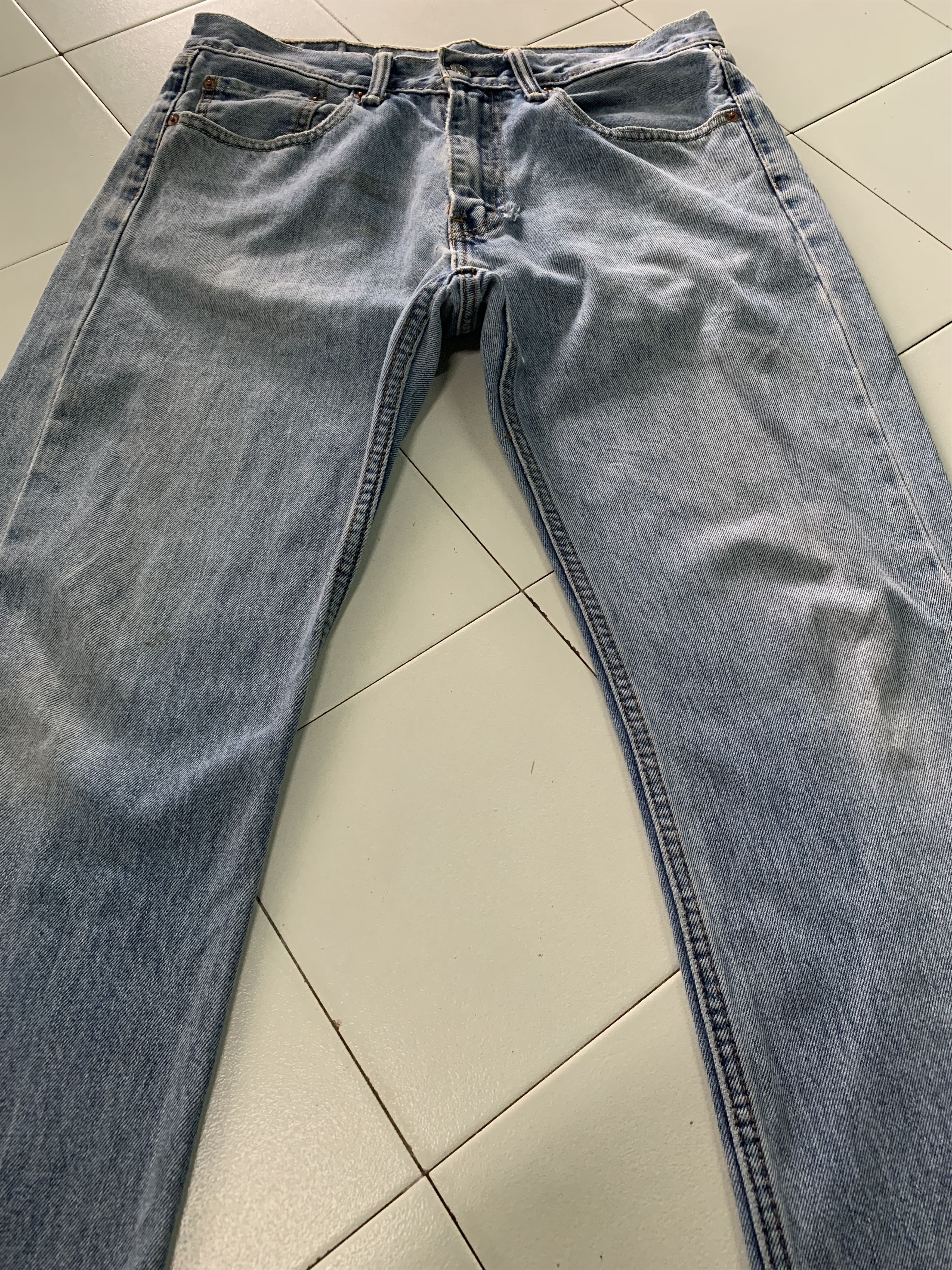 Levi's Vintage Levis Jeans Light Wash Blue Denim Levis 505 Size US 32 / EU 48 - 3 Thumbnail