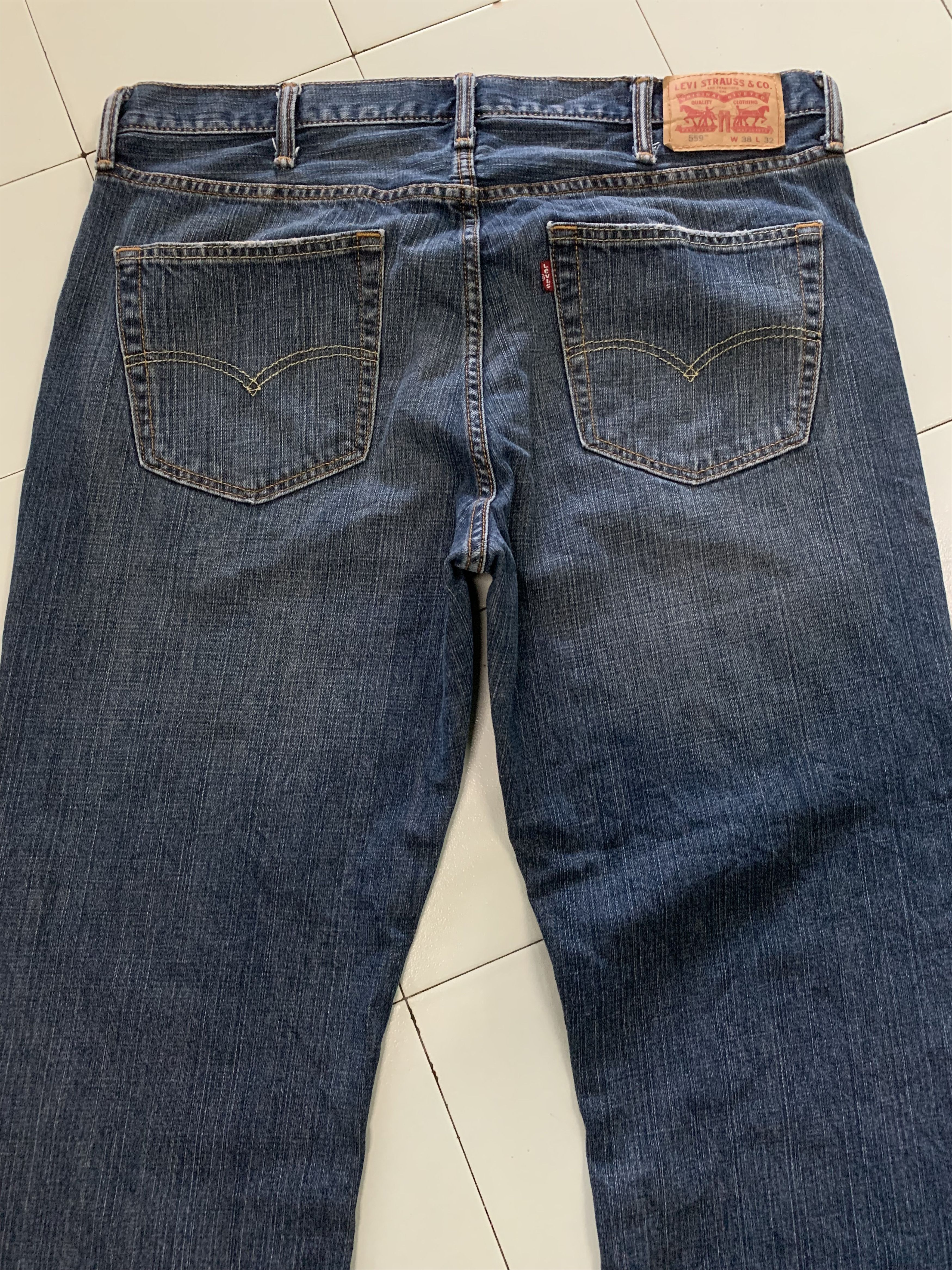Levi's Vintage Y2k Levis Jeans Blue Denim Levis 559 Size US 38 / EU 54 - 4 Thumbnail
