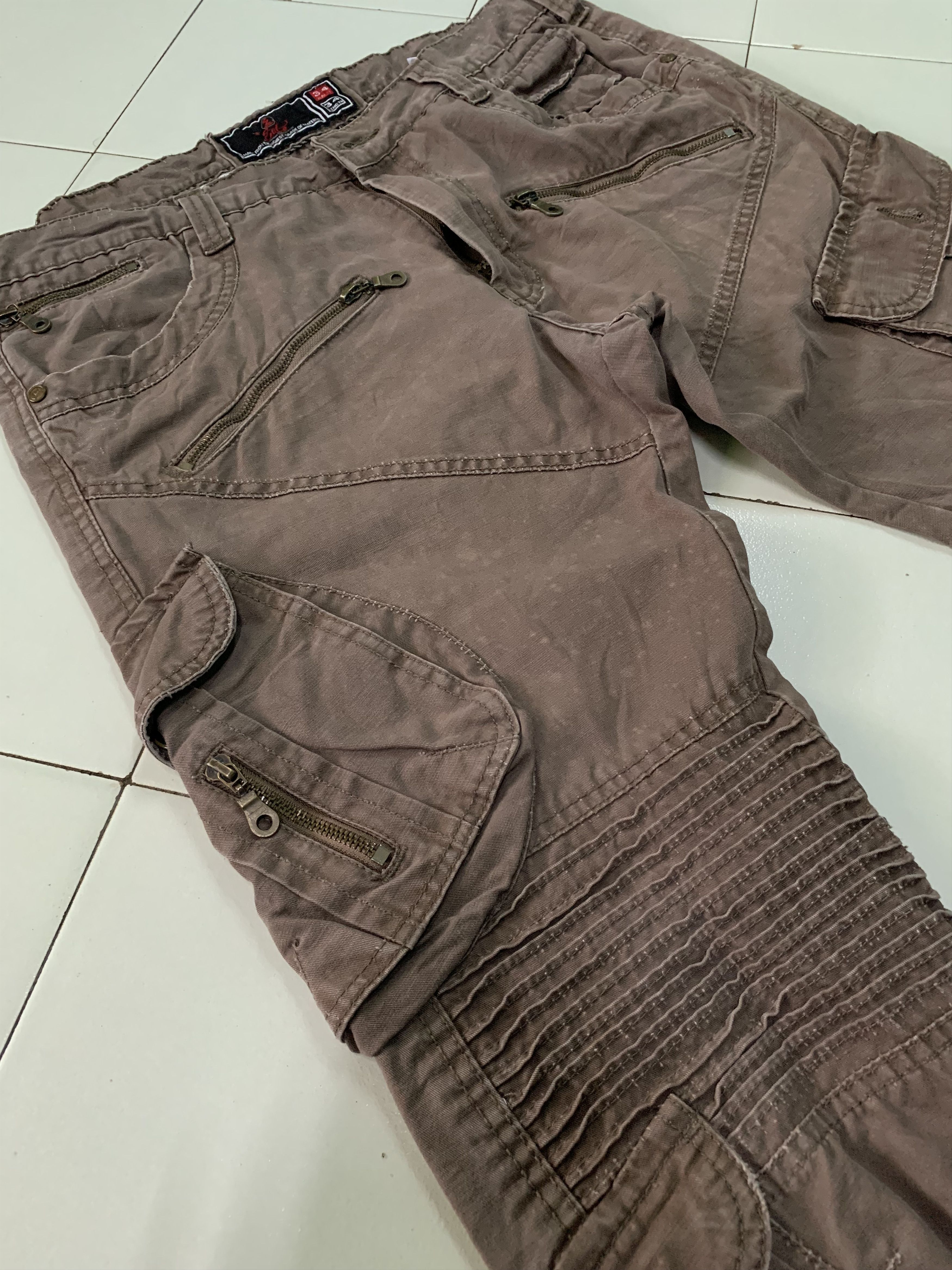 Japanese Brand Elite Cargo Pants / Tactical Pants Multipocket Size US 36 / EU 52 - 10 Thumbnail