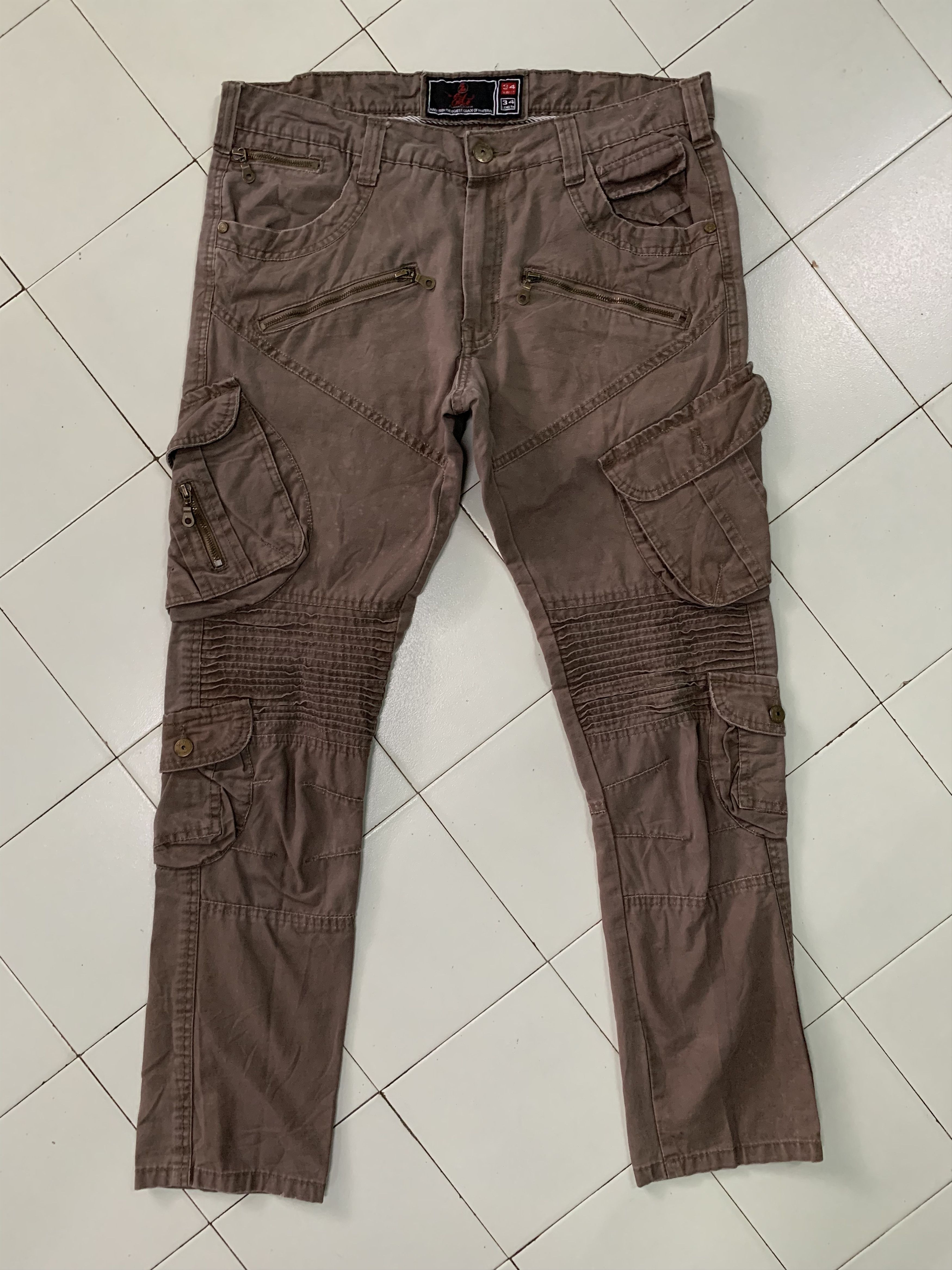 Japanese Brand Elite Cargo Pants / Tactical Pants Multipocket Size US 36 / EU 52 - 1 Thumbnail
