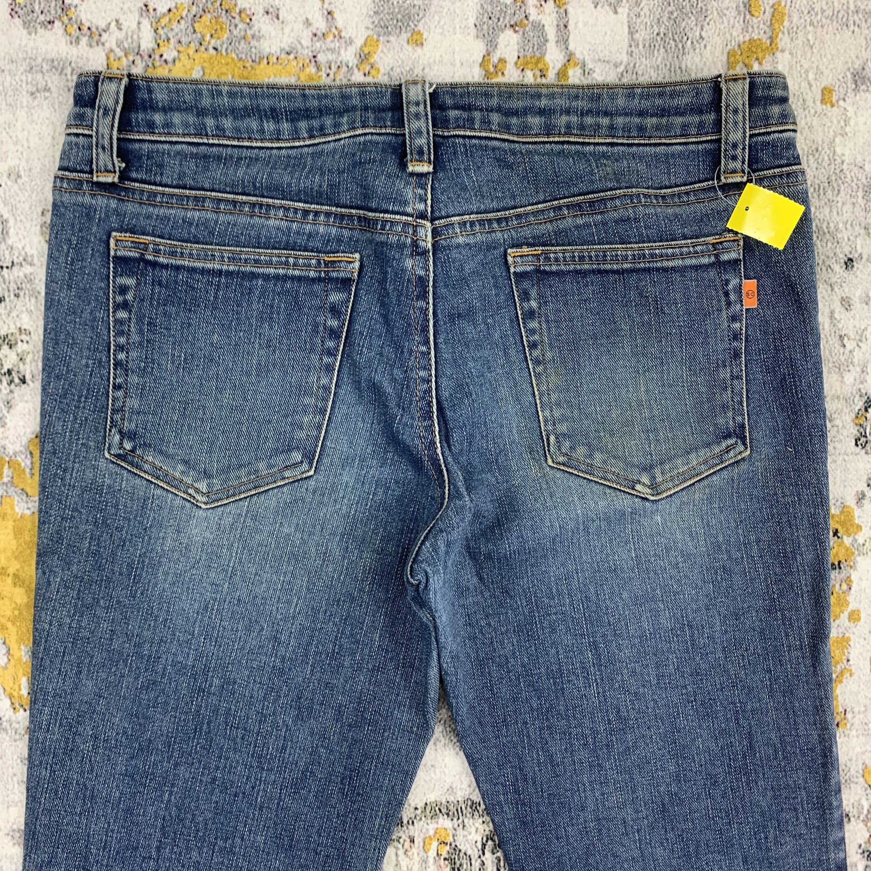 Japanese Brand Sweet Camel Flared Jeans Blue Denim Bootcut Oldschool Size 29" - 6 Thumbnail