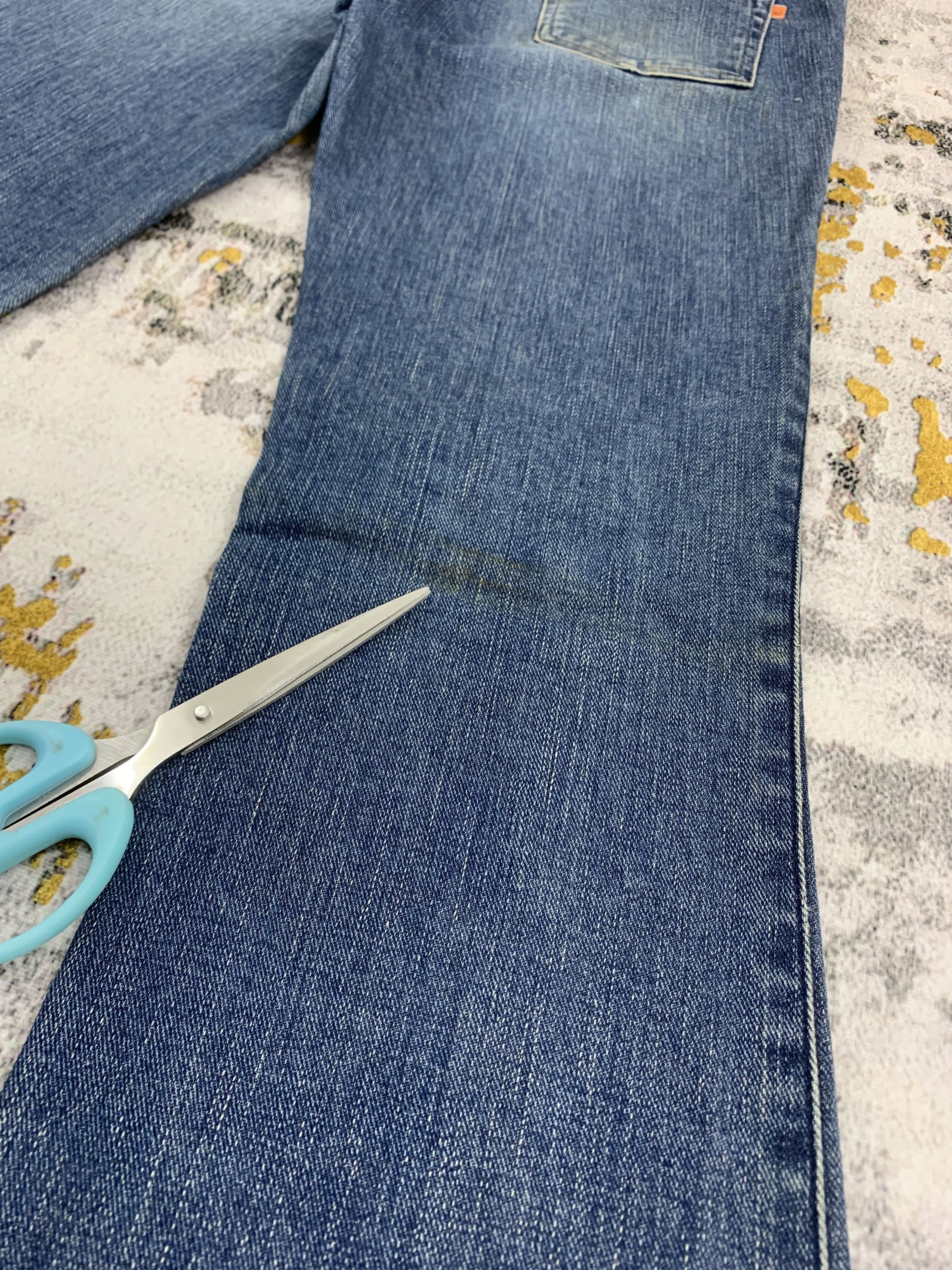 Japanese Brand Sweet Camel Flared Jeans Blue Denim Bootcut Oldschool Size 29" - 7 Thumbnail