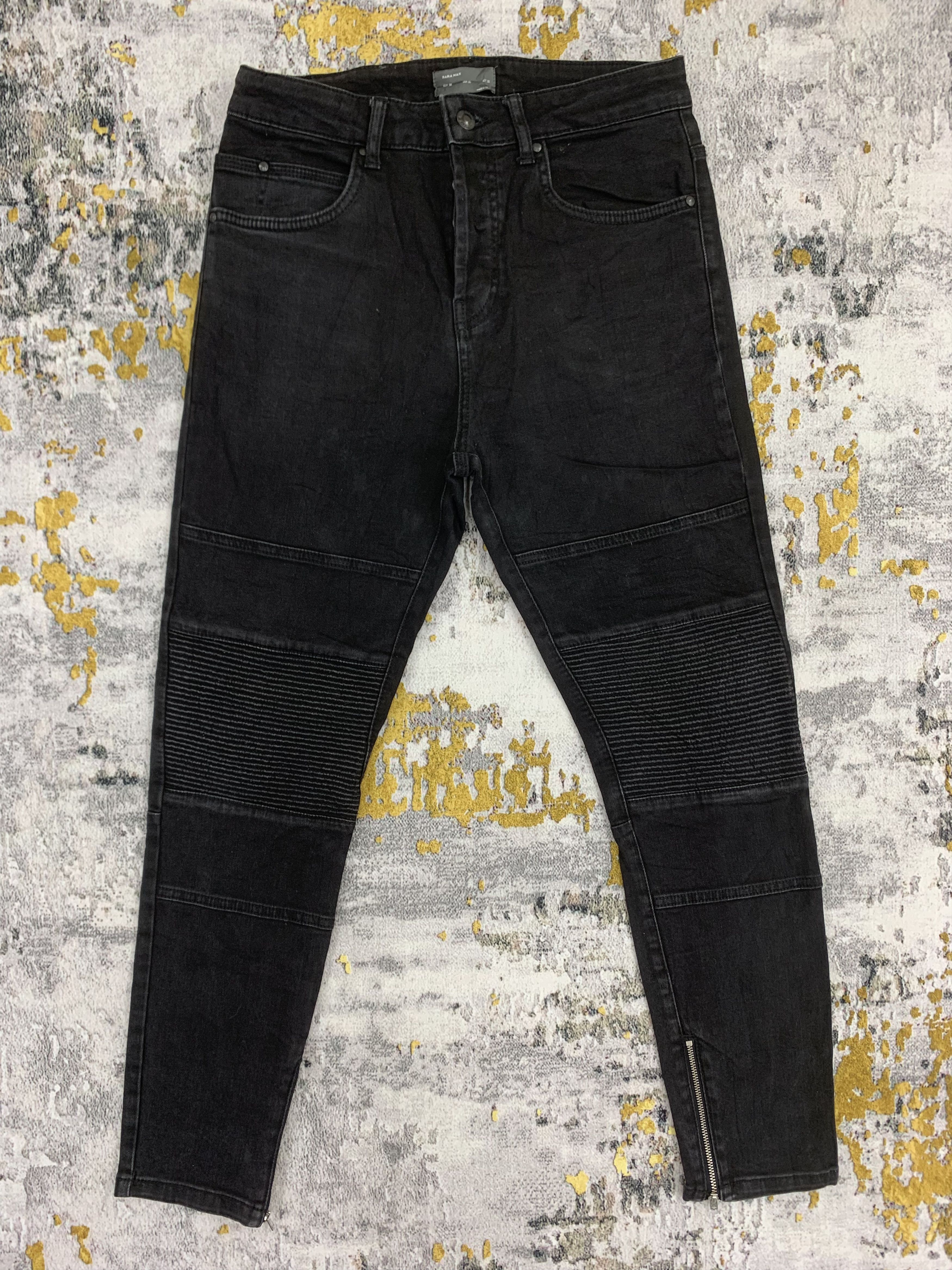 Zara Zara Man Denim Black Jeans Size US 28 / EU 44 - 1 Thumbnail