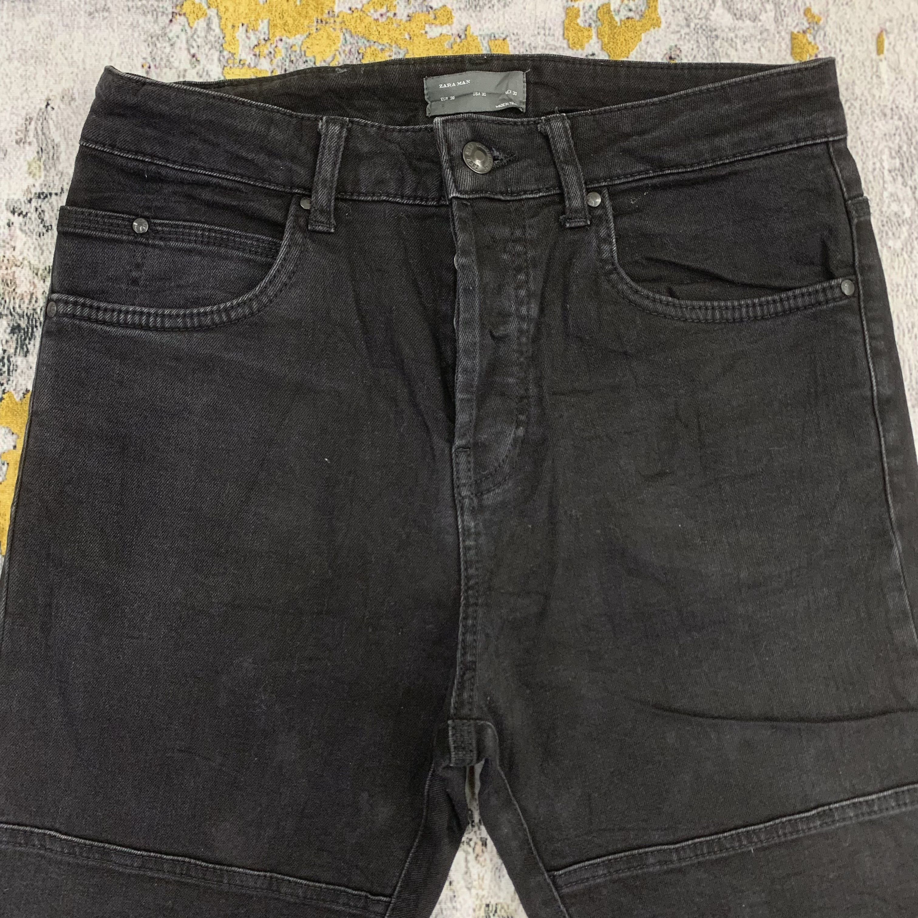 Zara Zara Man Denim Black Jeans Size US 28 / EU 44 - 2 Thumbnail