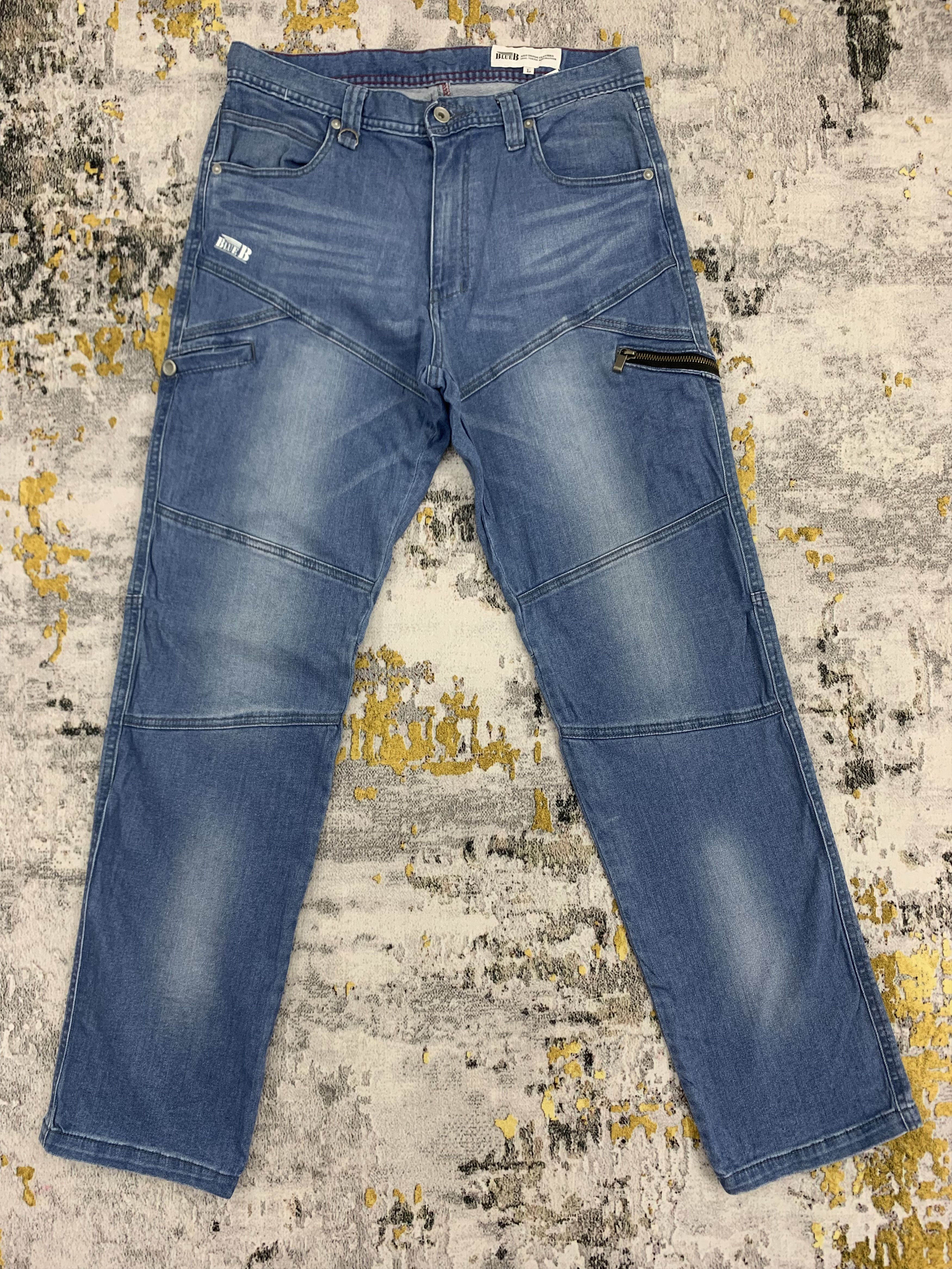 Japanese Brand Blue Jeans Cargo Pants Denim Size US 32 / EU 48 - 1 Thumbnail