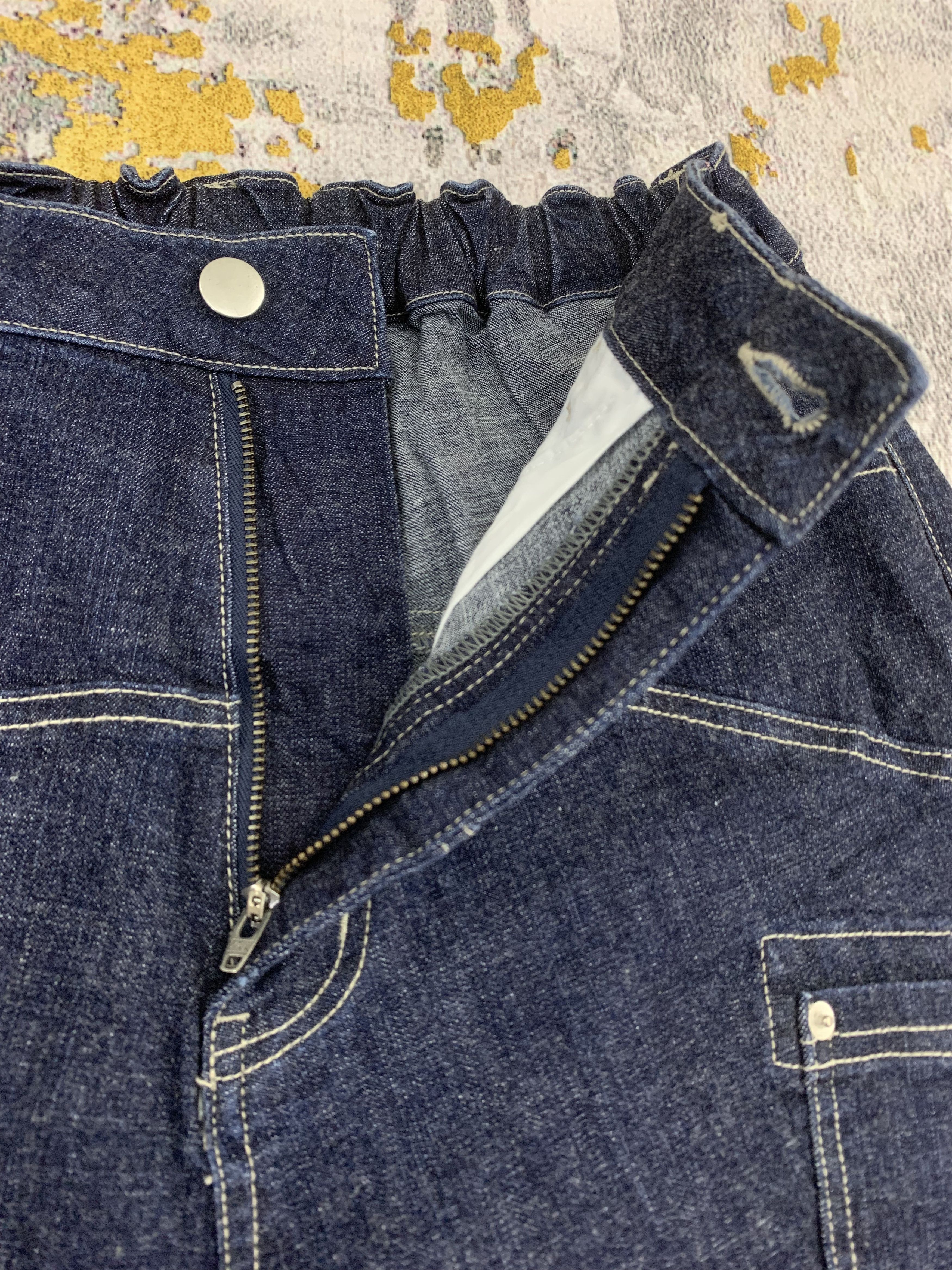 Japanese Brand Long Rise Jeans Blue Denim Size US 29 - 3 Thumbnail