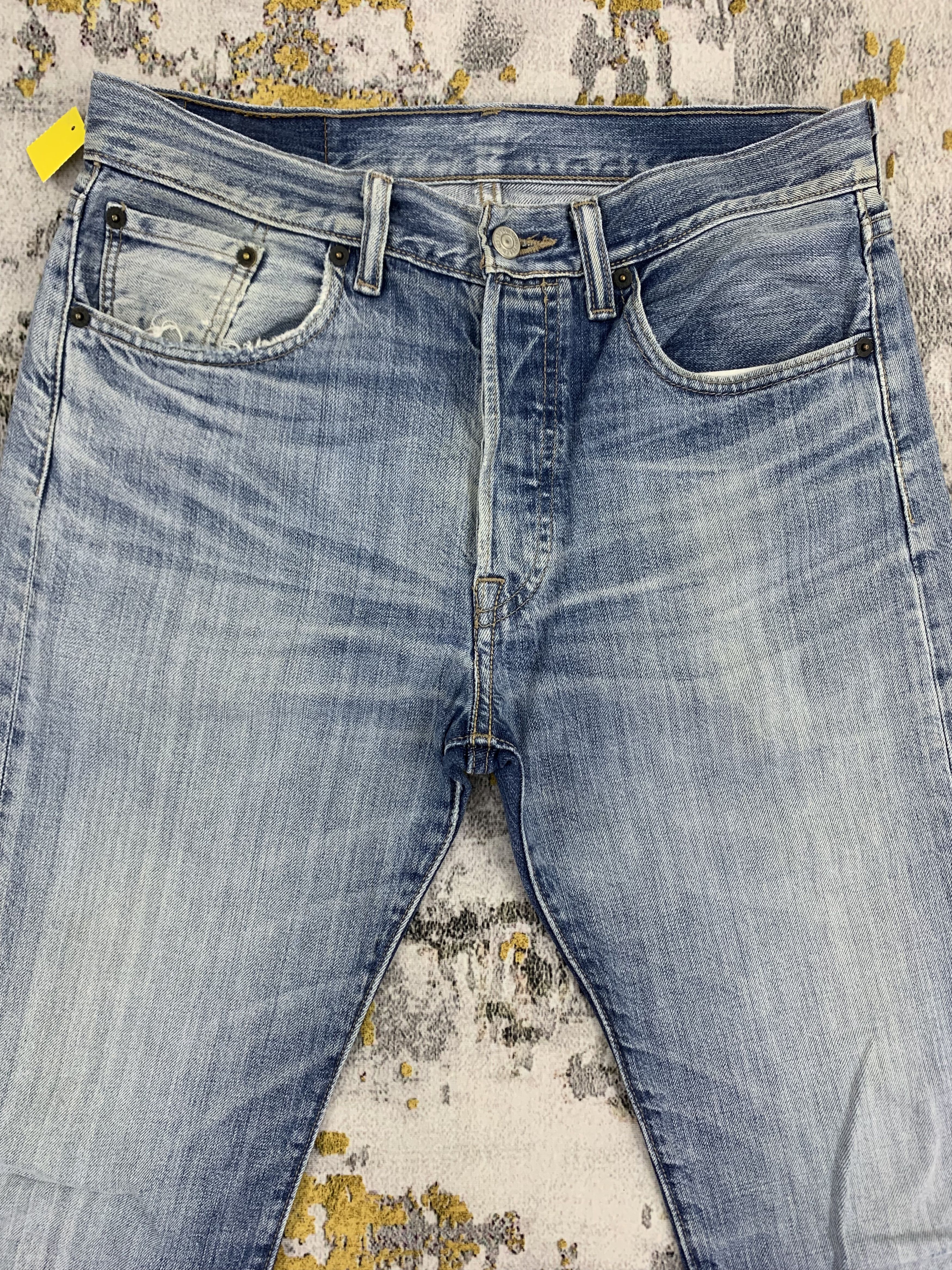 Levi's Vintage Levi's Jeans 501 Blue Denim Size US 31 - 2 Thumbnail
