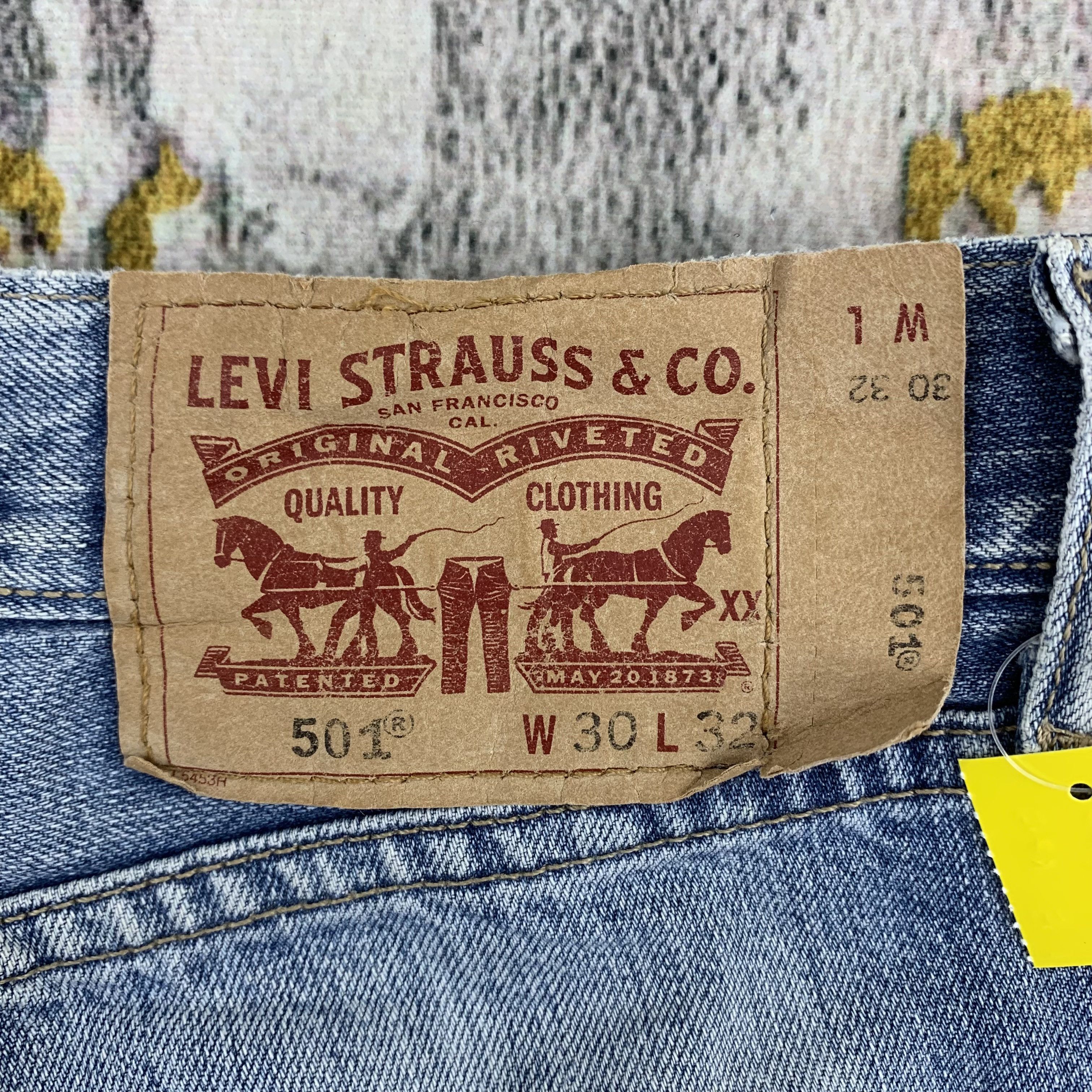 Levi's Vintage Levi's Jeans 501 Blue Denim Size US 31 - 5 Thumbnail