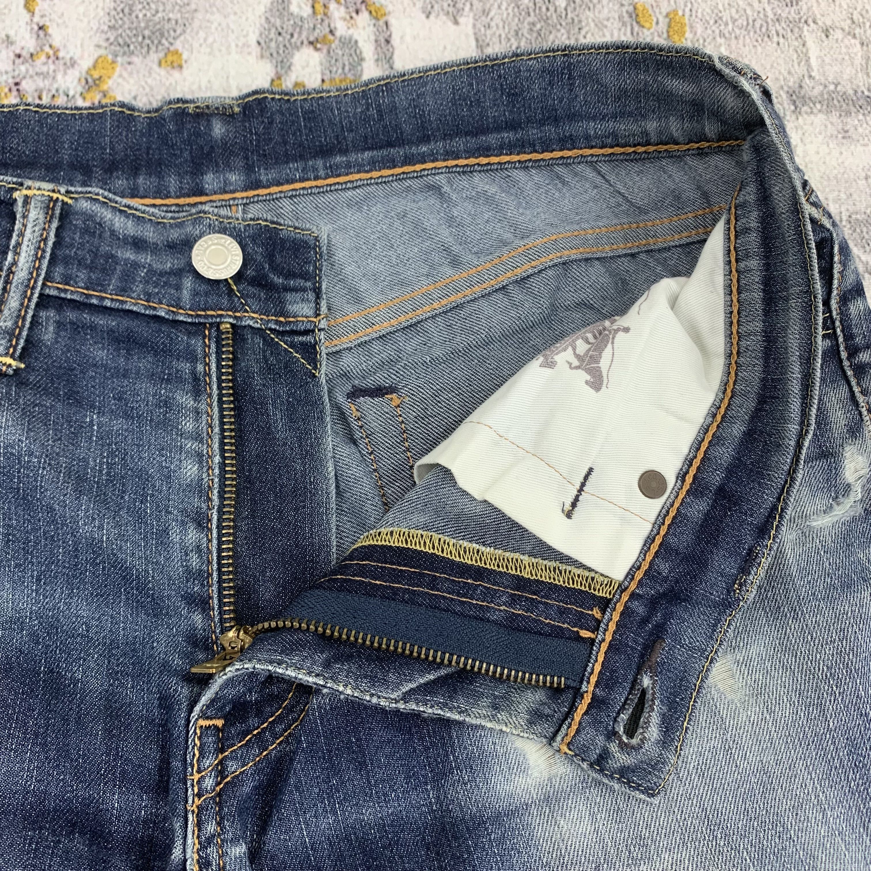 Levi's Distressed Blue Ripped Levi's Jeans 511 Size US 32 / EU 48 - 3 Thumbnail