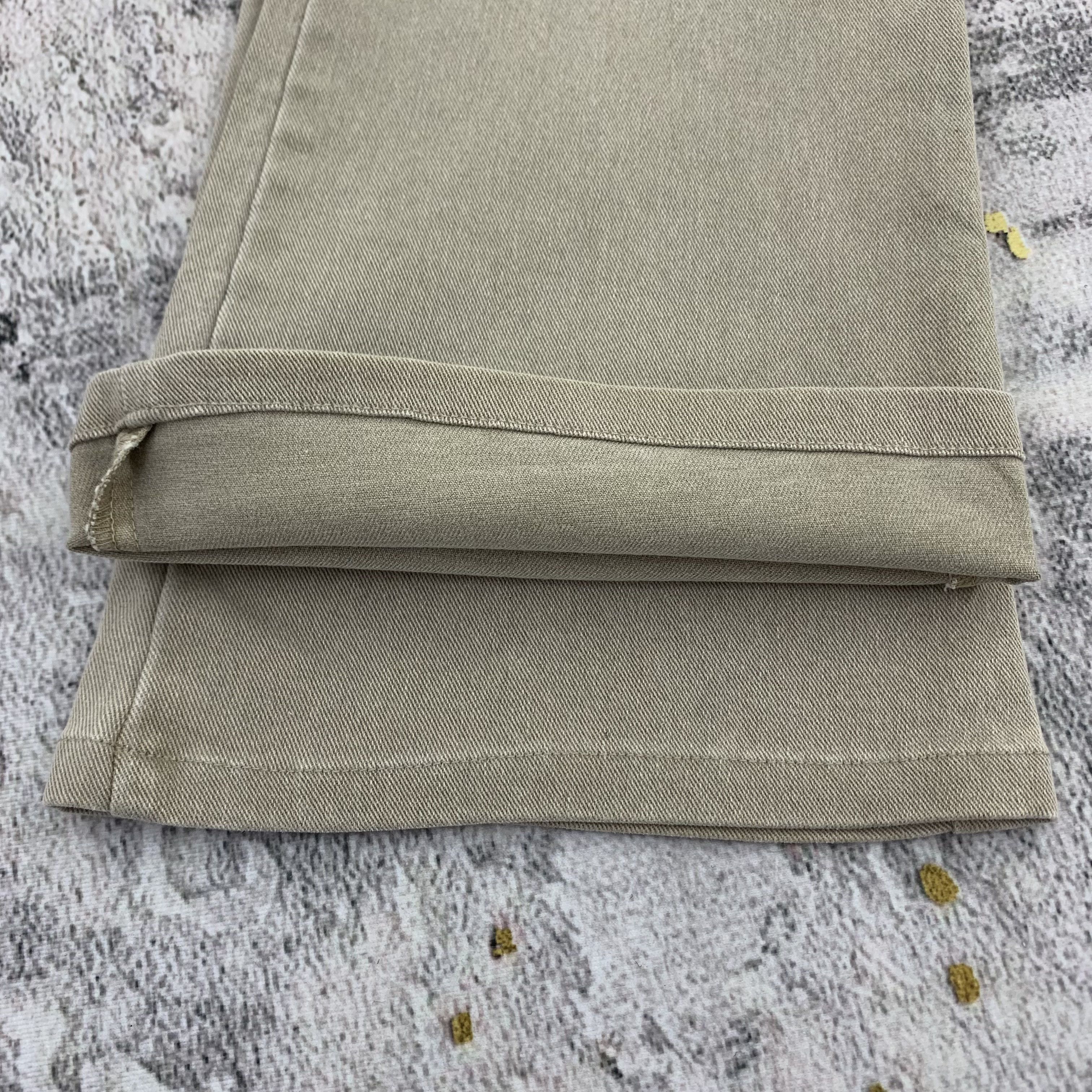 Japanese Brand Vintage Cargo Pants Jeans Khaki Flap Pocket Denim Bootcut Size US 29 - 7 Thumbnail