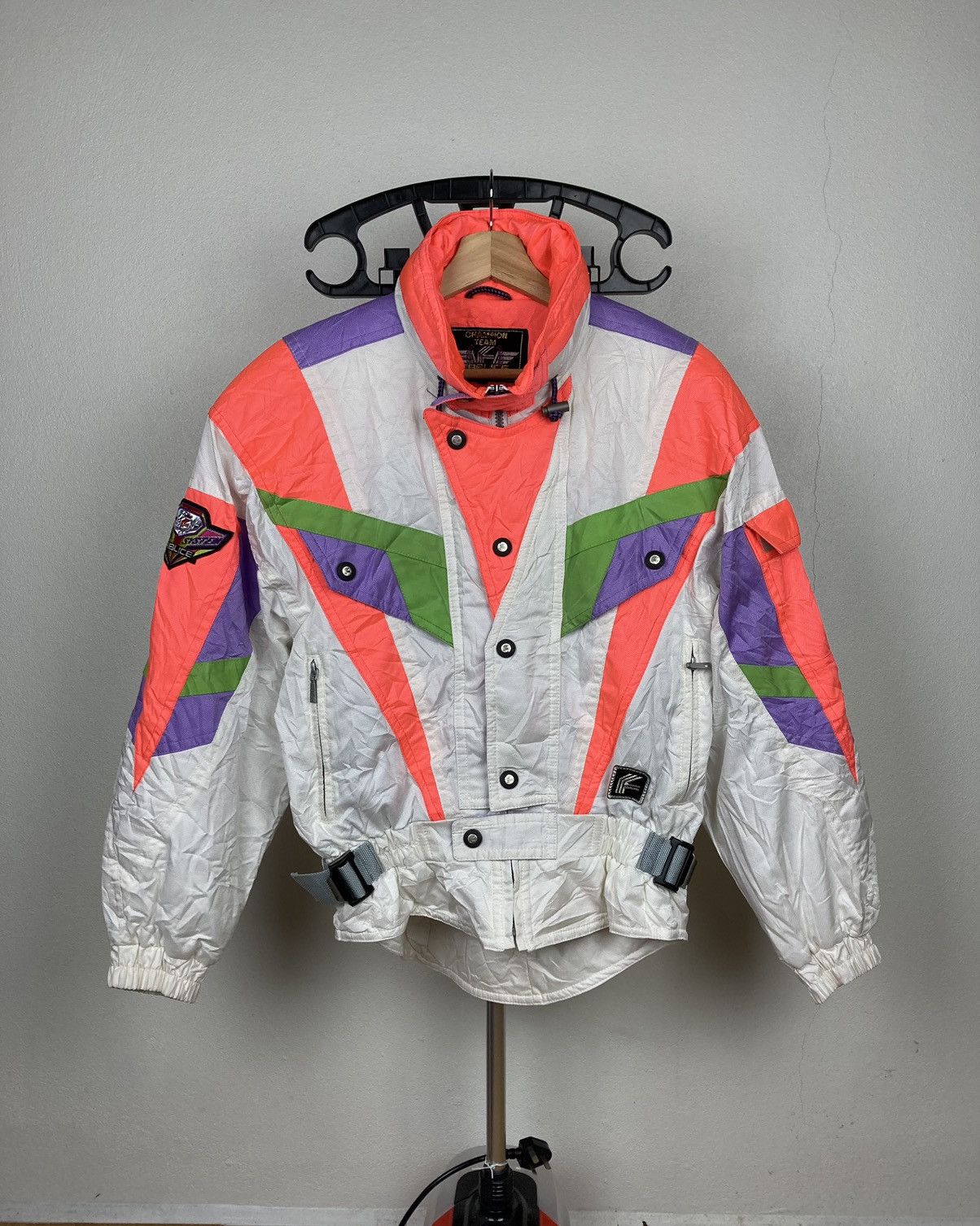 image of Fablice Mizuno Ski Jacket in White, Women's (Size Medium)