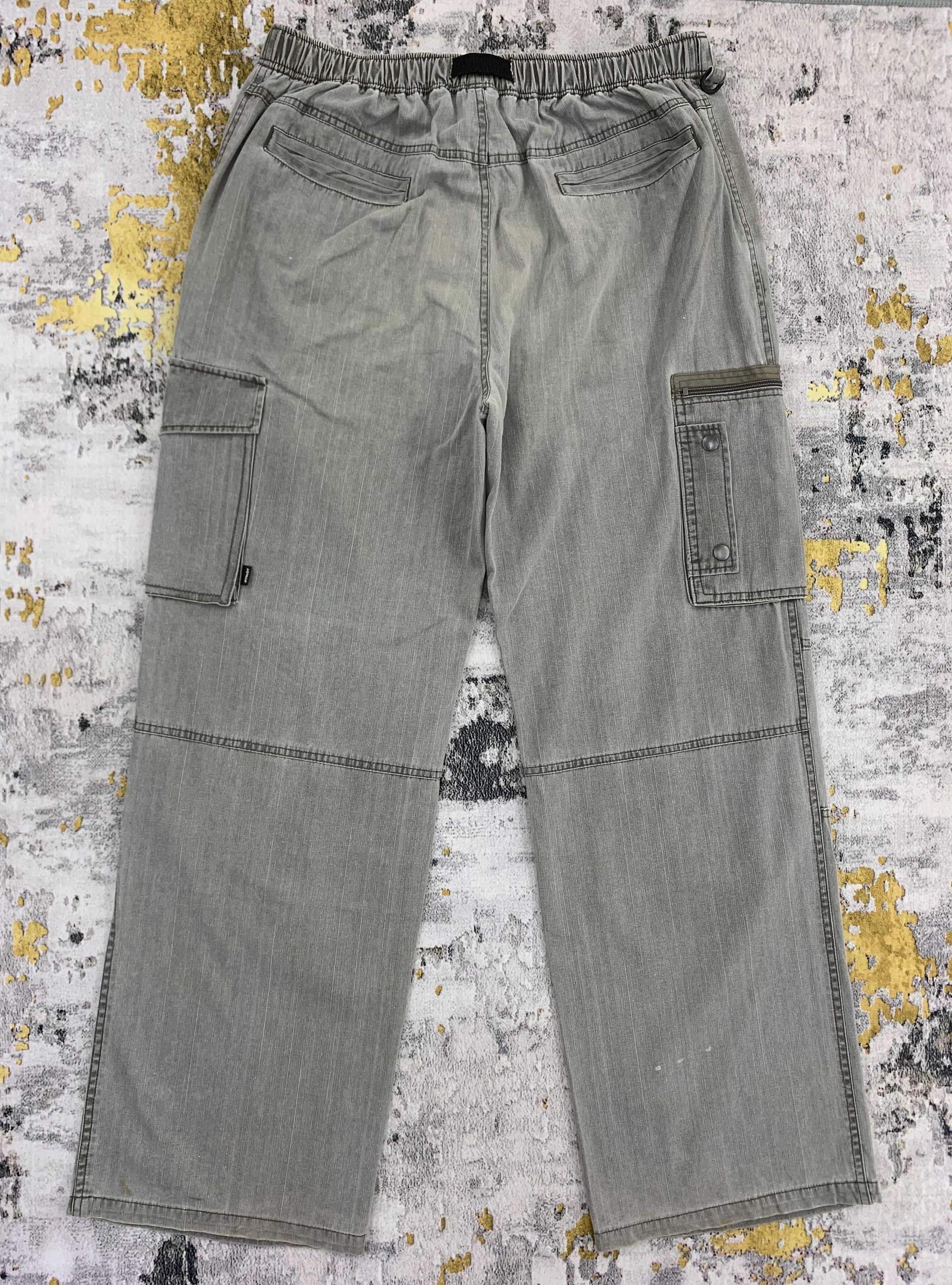 Japanese Brand Airwalk Cargo Pants Stretch Thick Cotton Multi Pocket Size US 32 / EU 48 - 3 Thumbnail
