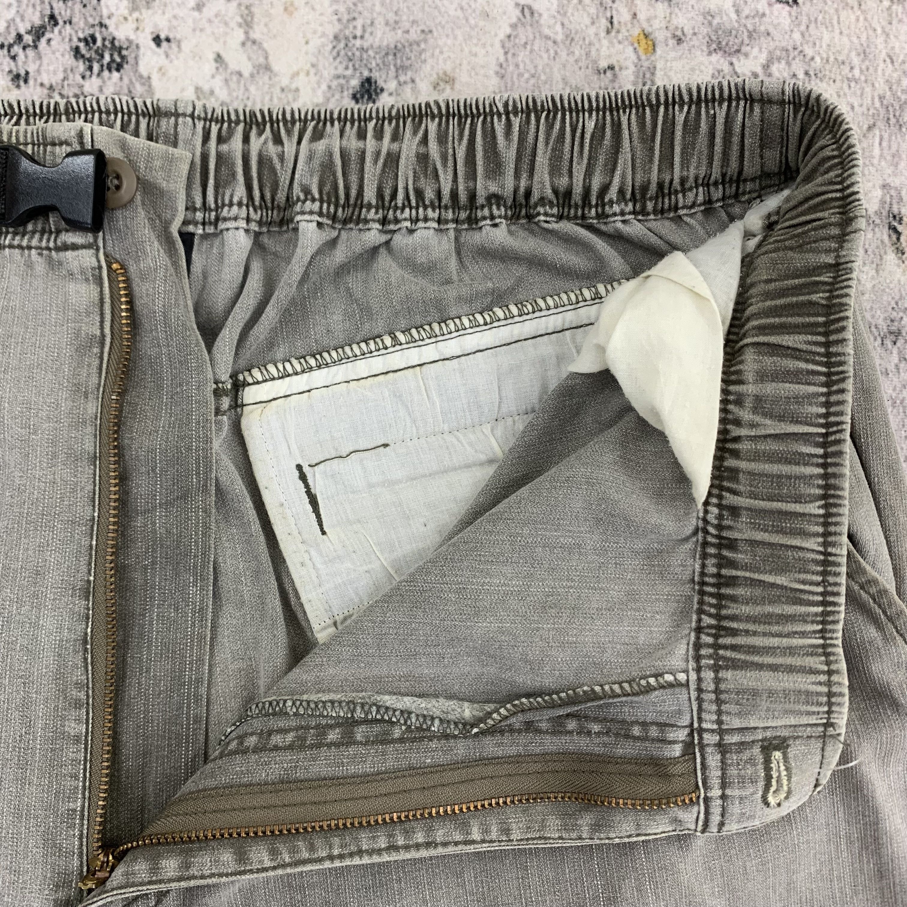 Japanese Brand Airwalk Cargo Pants Stretch Thick Cotton Multi Pocket Size US 32 / EU 48 - 7 Thumbnail