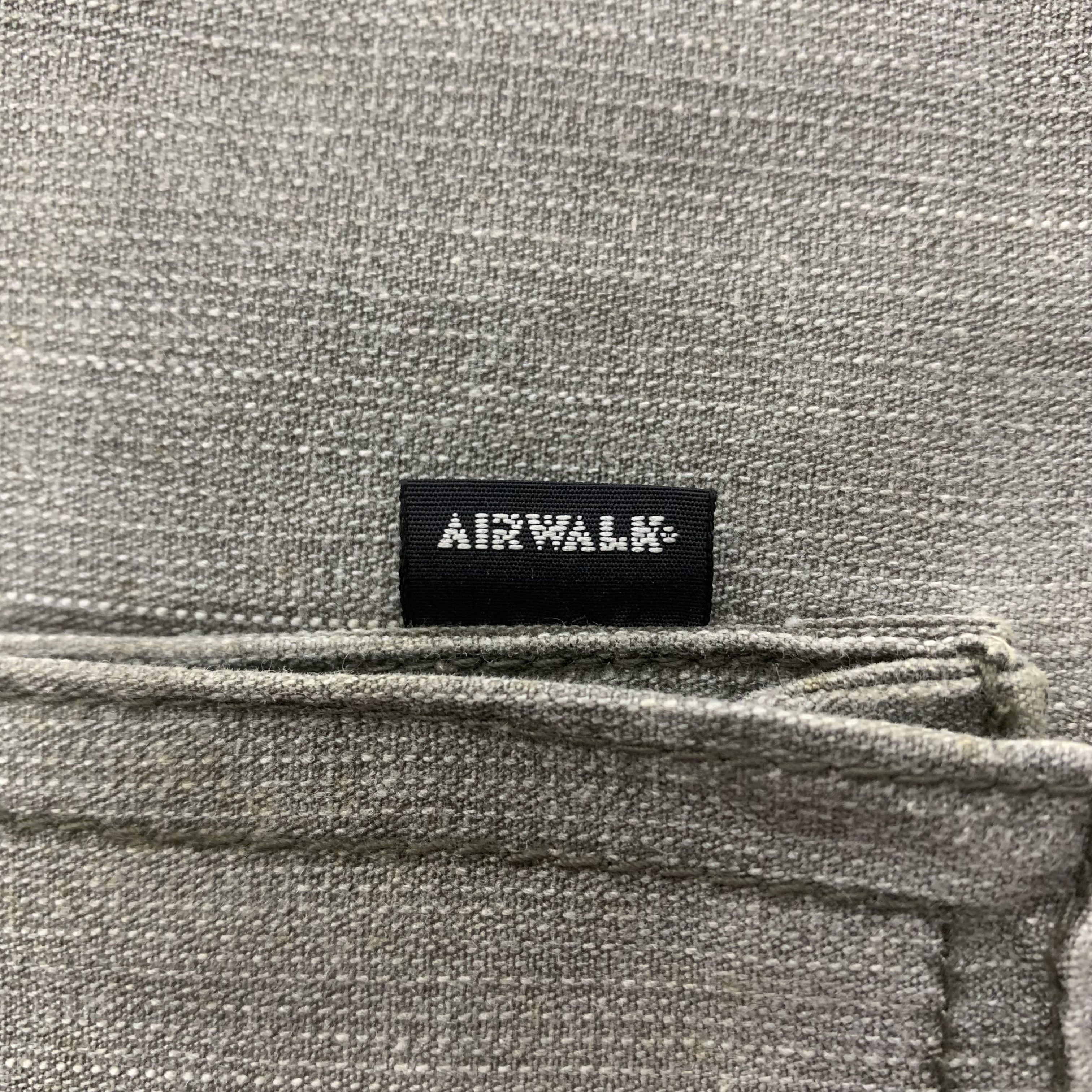 Japanese Brand Airwalk Cargo Pants Stretch Thick Cotton Multi Pocket Size US 32 / EU 48 - 9 Thumbnail