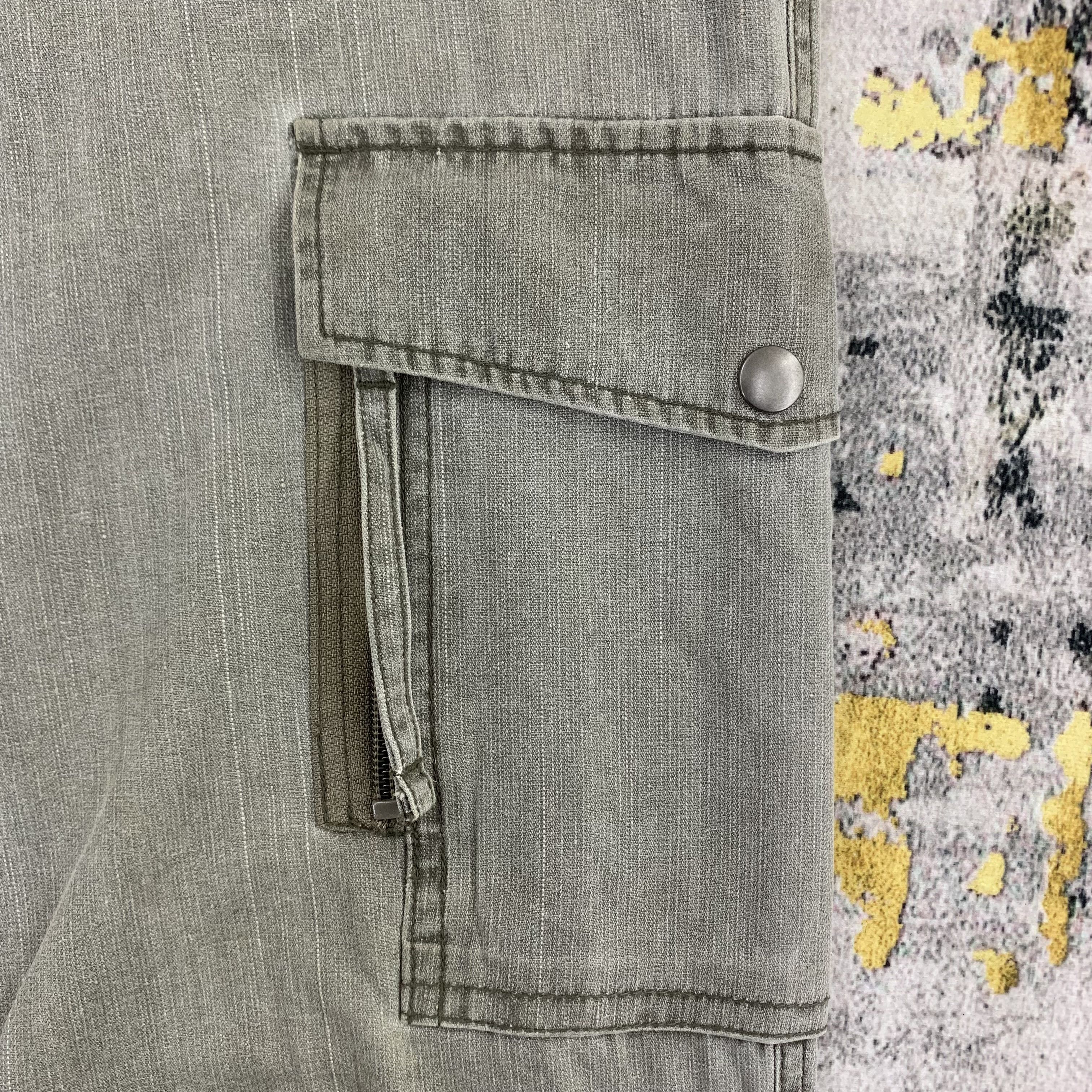 Japanese Brand Airwalk Cargo Pants Stretch Thick Cotton Multi Pocket Size US 32 / EU 48 - 6 Thumbnail