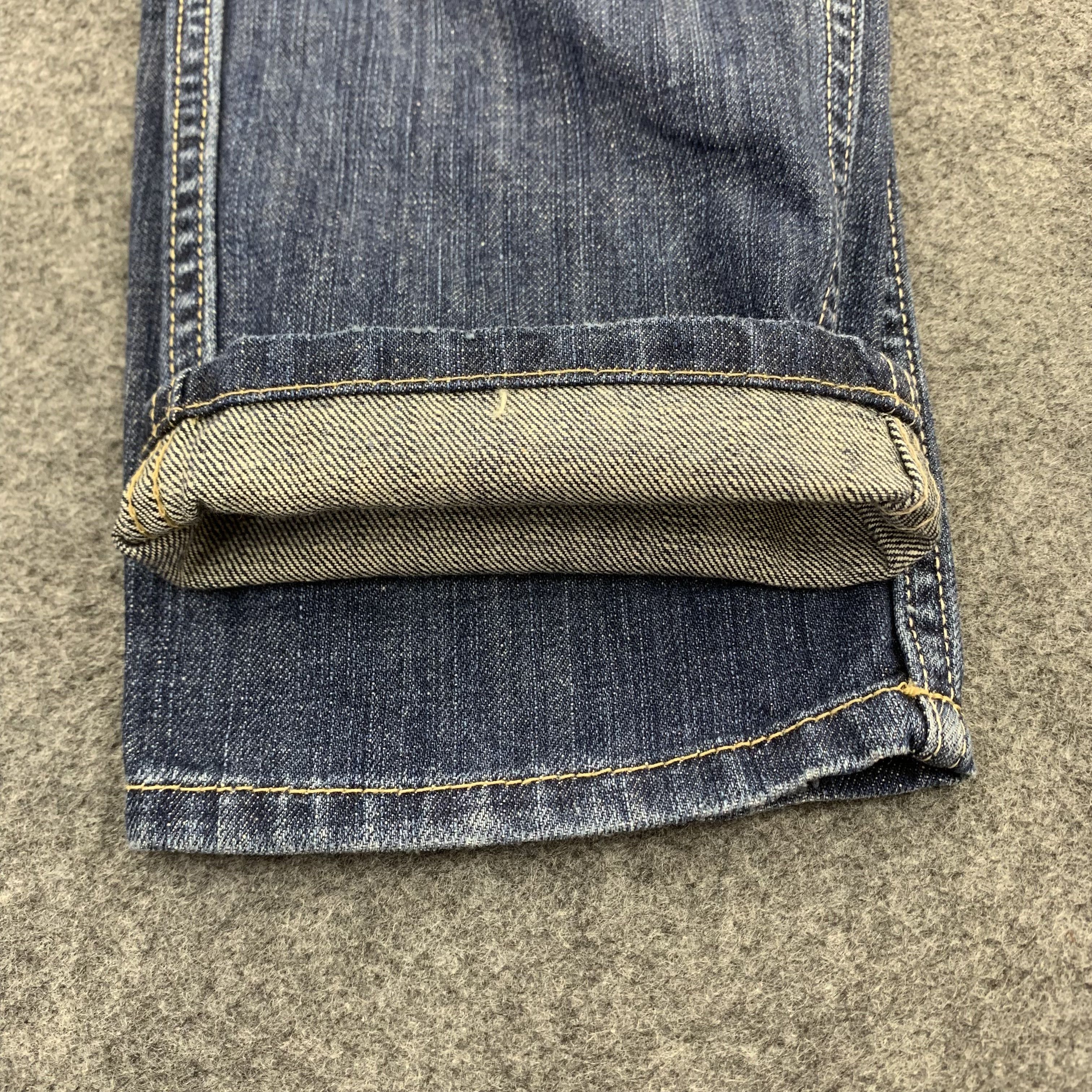 Japanese Brand Bush Pants Caffety Jeans Blue Denim size 30 Size 30" / US 8 / IT 44 - 7 Thumbnail