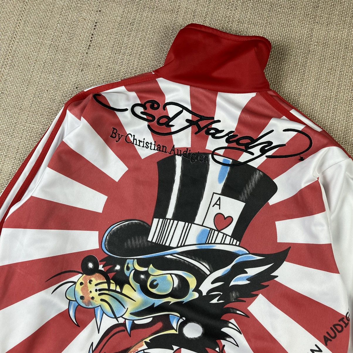 Christian Audigier × Ed Hardy Ed Hardy by Christian Audigier Japan flag zip sweatshirt Size US M / EU 48-50 / 2 - 4 Thumbnail
