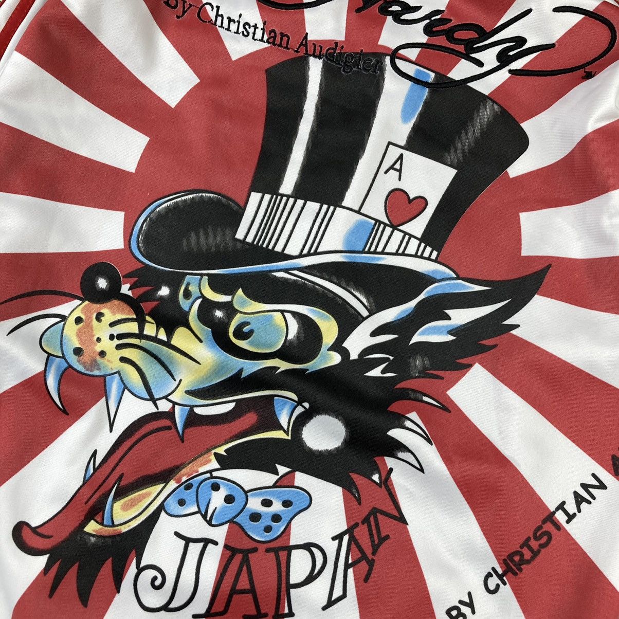 Christian Audigier × Ed Hardy Ed Hardy by Christian Audigier Japan flag zip sweatshirt Size US M / EU 48-50 / 2 - 8 Thumbnail