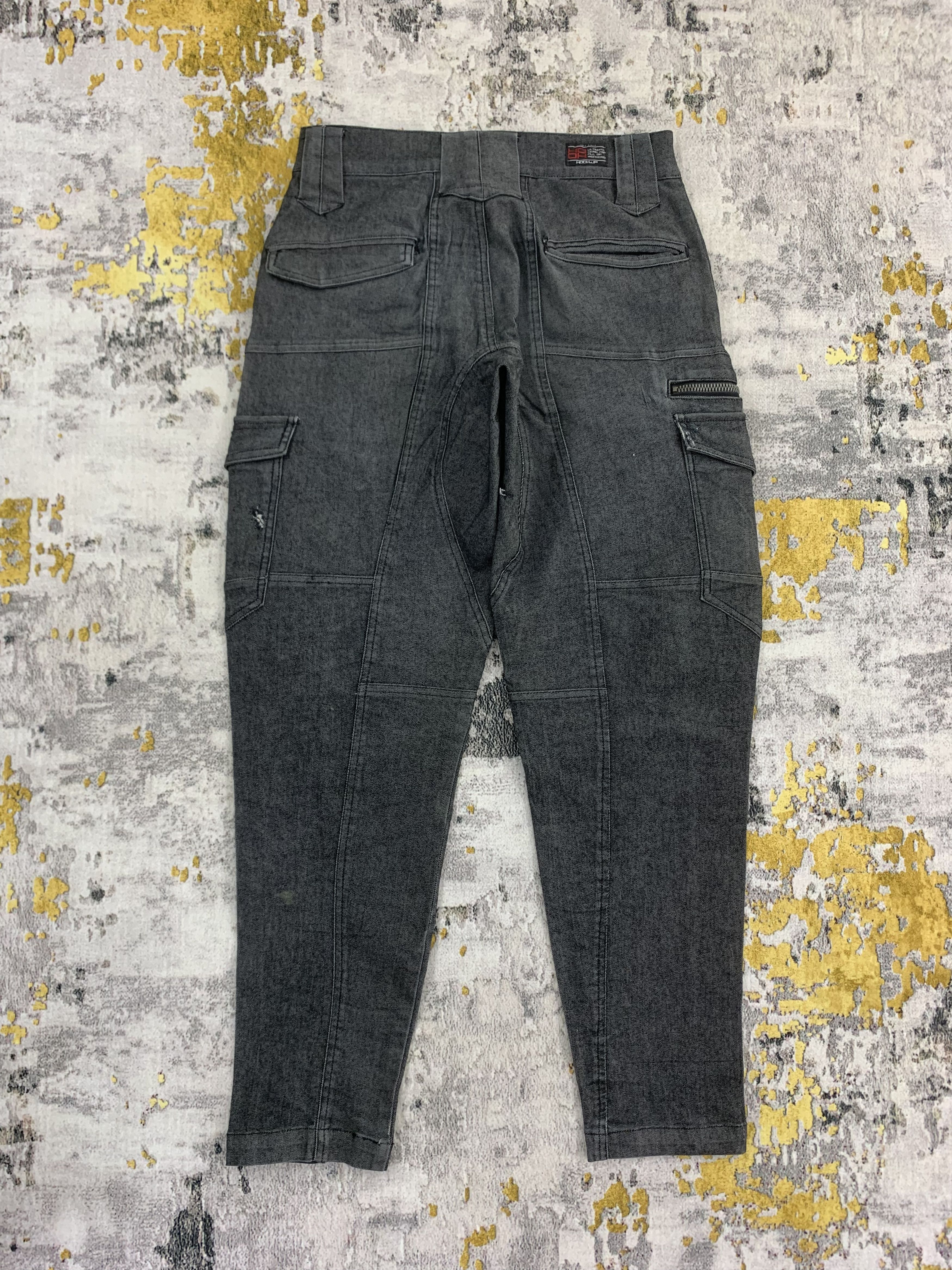 Japanese Brand Hooh Japan Vintage Cargo Pants | Vintage Casual Pants Size US 28 / EU 44 - 3 Thumbnail