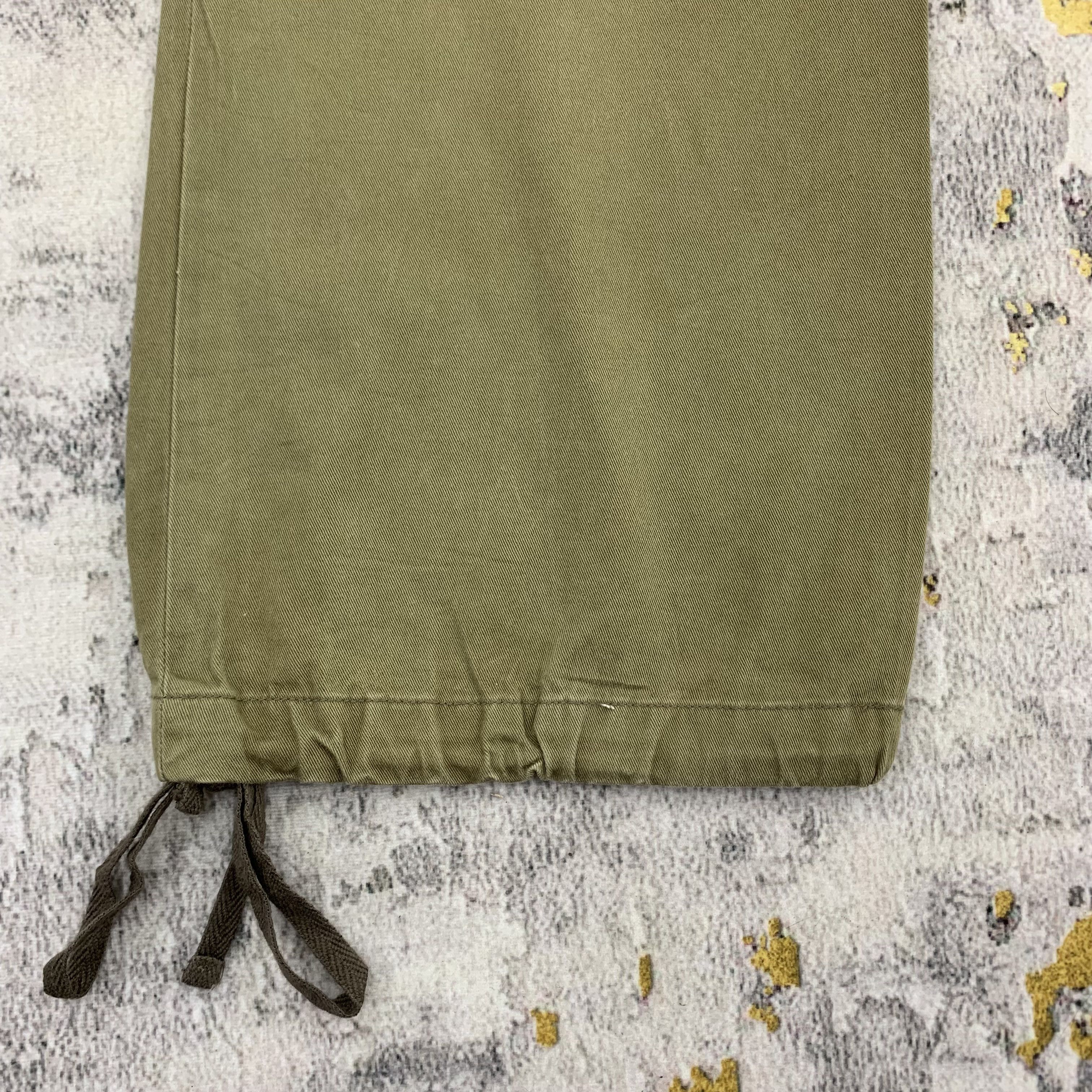 Japanese Brand Bad Rabby Cargo Pants Zip Multi Pocket Stretch Size 26" / US 2 / IT 38 - 6 Thumbnail