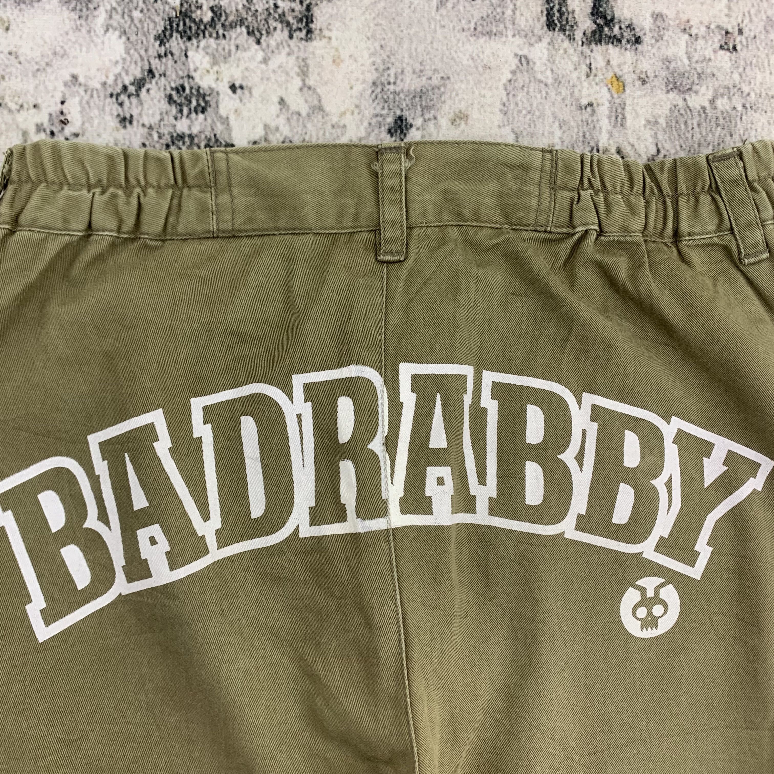 Japanese Brand Bad Rabby Cargo Pants Zip Multi Pocket Stretch Size 26" / US 2 / IT 38 - 7 Thumbnail