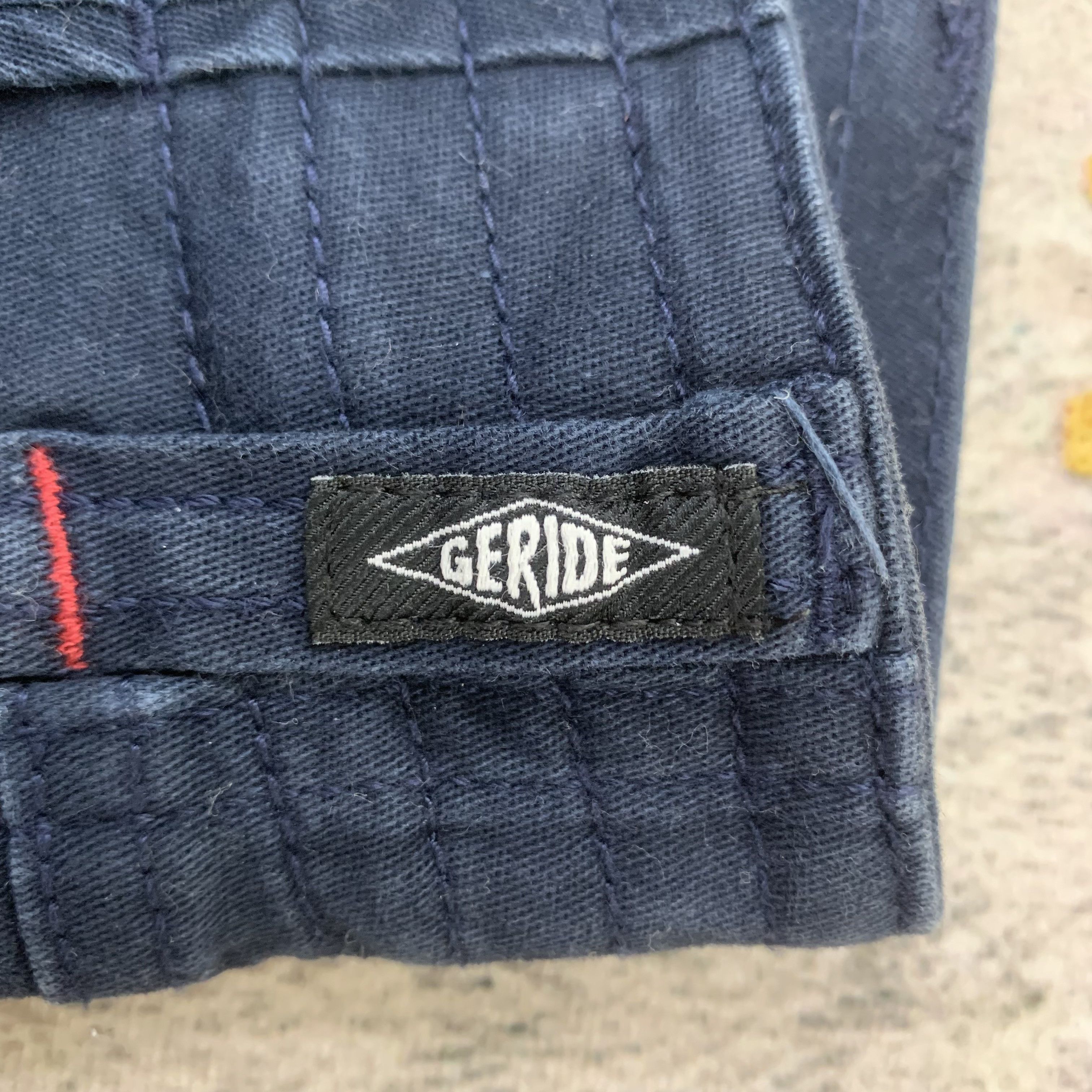 Japanese Brand Geride Navy Blue Cargo Pants Multipocket 30x40 Size US 30 / EU 46 - 6 Thumbnail