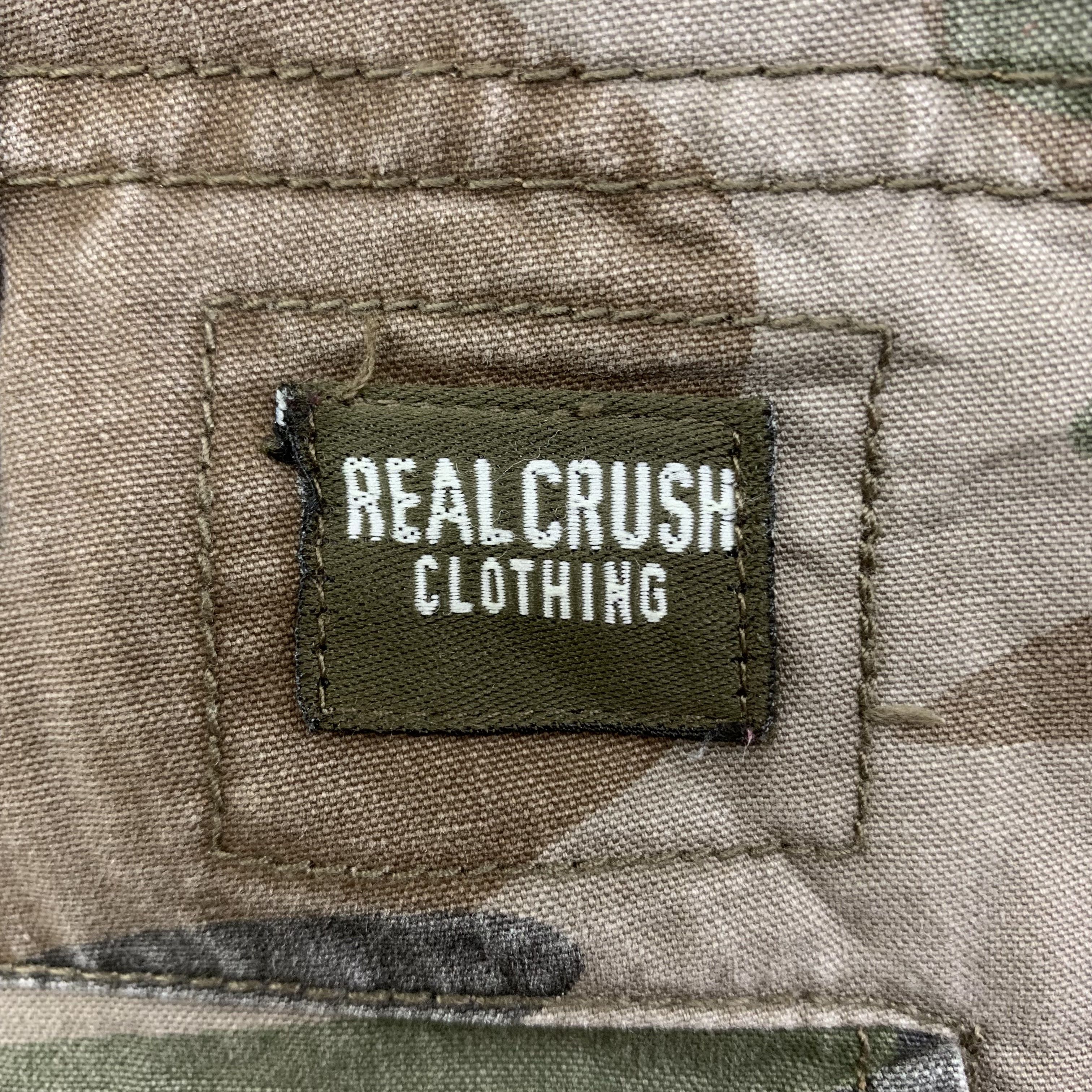 Japanese Brand Real Crush Clothing Cargo Pants Camouflage Tactical 33x43 Size US 33 - 9 Thumbnail