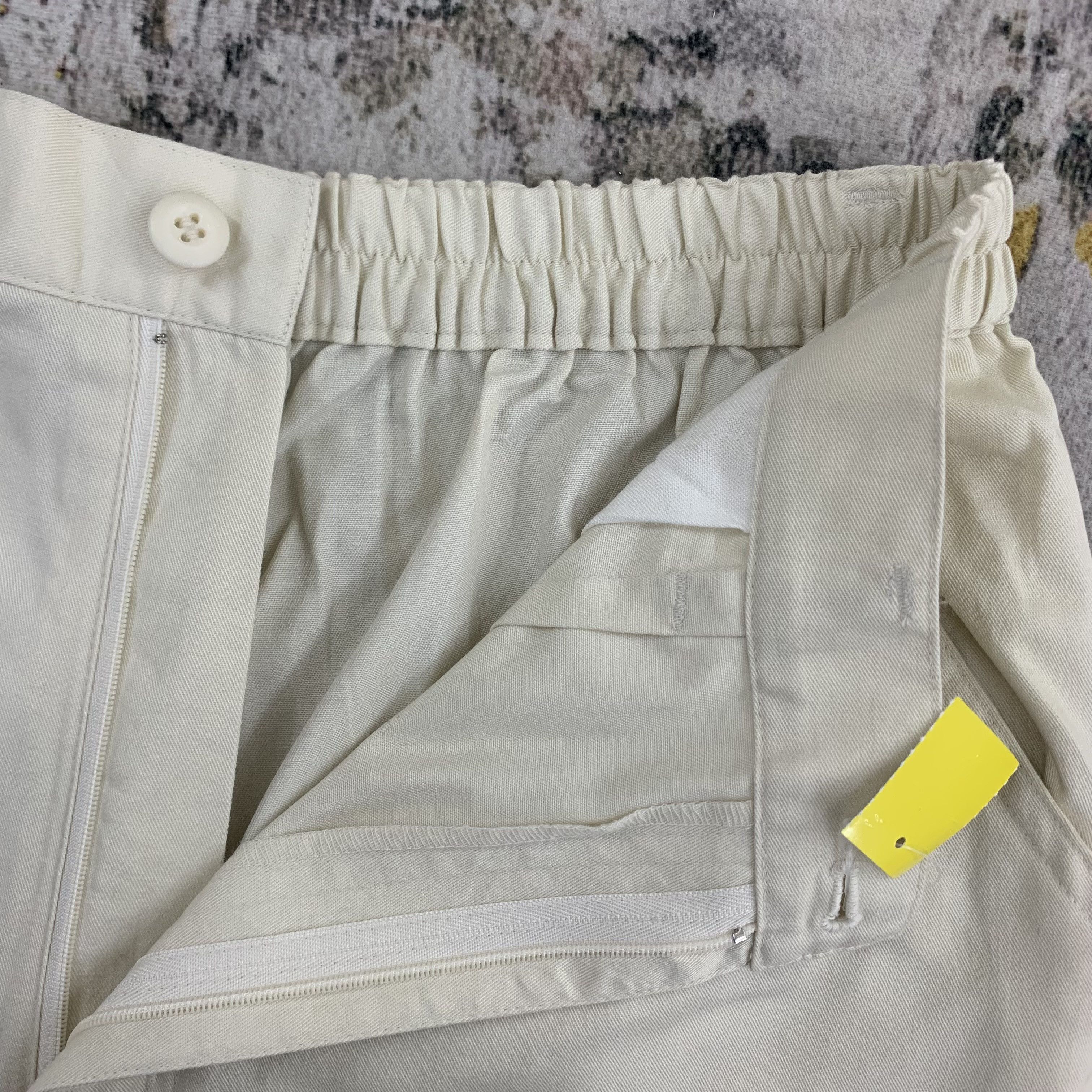 Japanese Brand Melvis White Cargo Pants Multipocket 25x42 Size 25" / US 0 / IT 36 - 6 Thumbnail