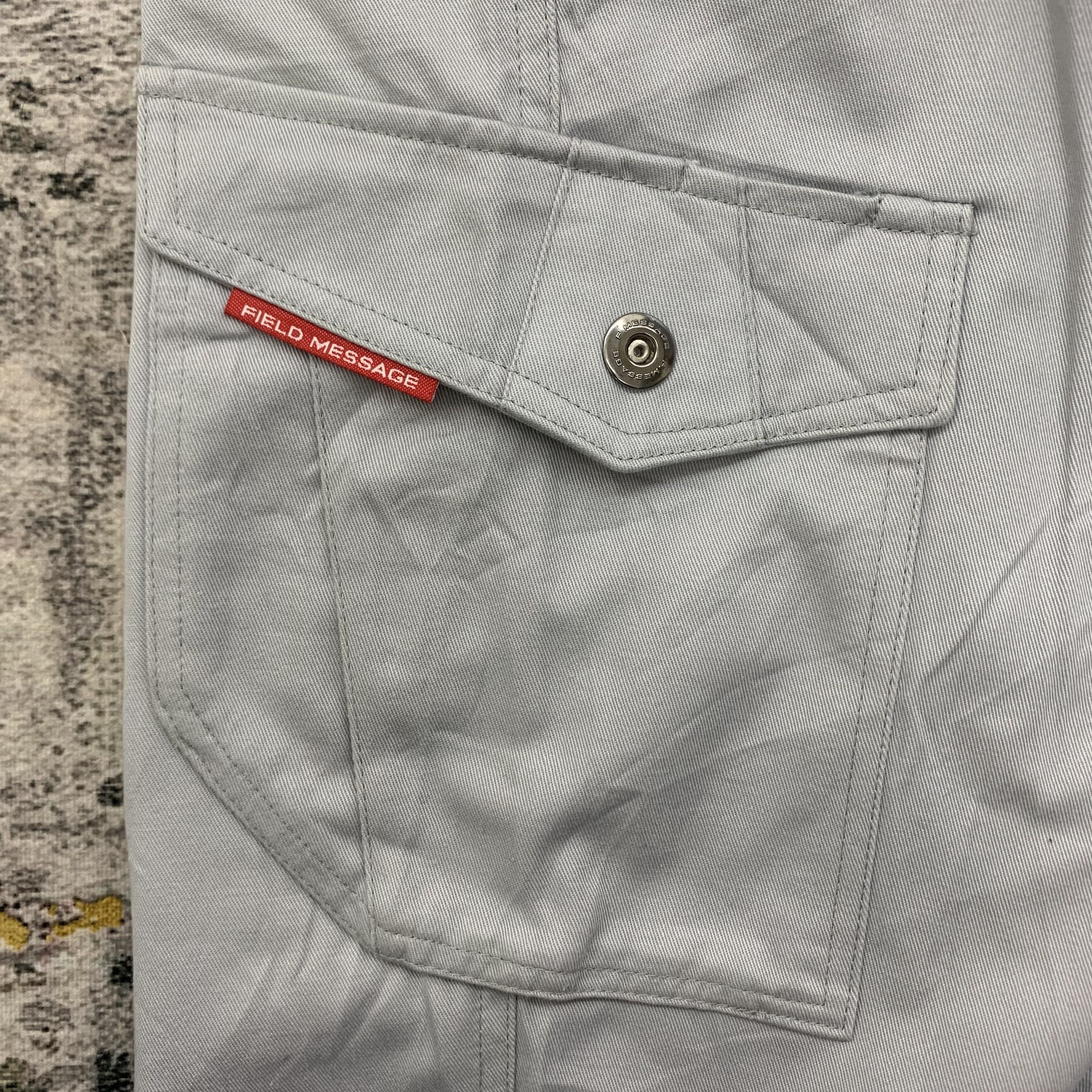 Japanese Brand Vintage Cargo Pants Flap Pocket 26x44 Size 26" / US 2 / IT 38 - 6 Thumbnail