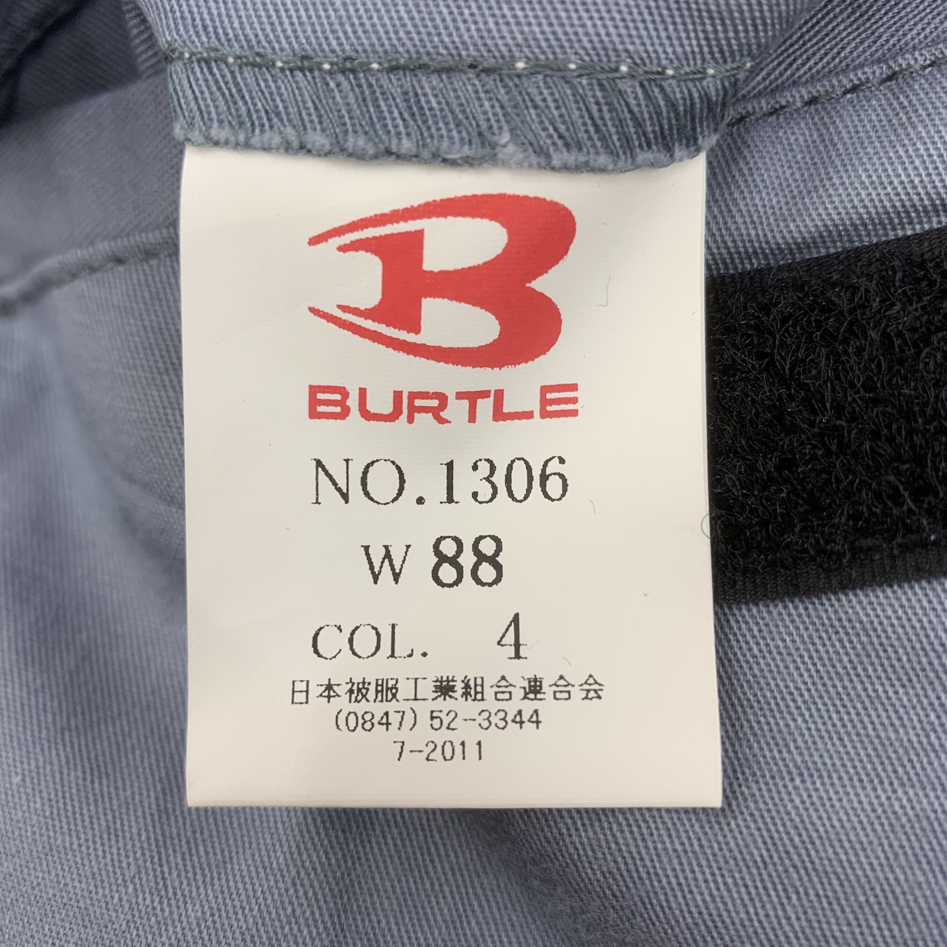 Japanese Brand Burtle Cargo Pants Trouser Multipocket 33x43 Size US 33 - 7 Thumbnail